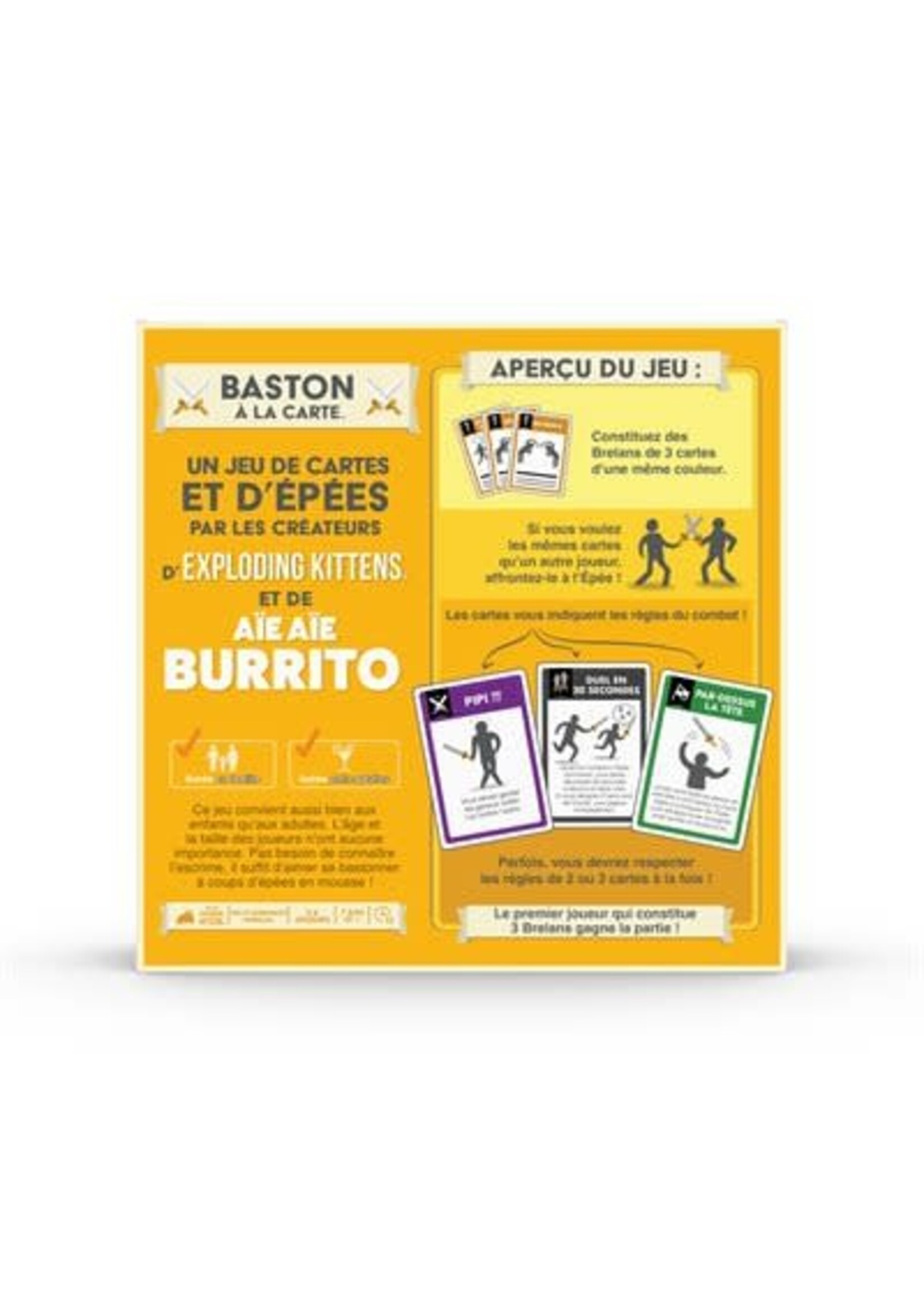 exploding kittens Baston à la carte