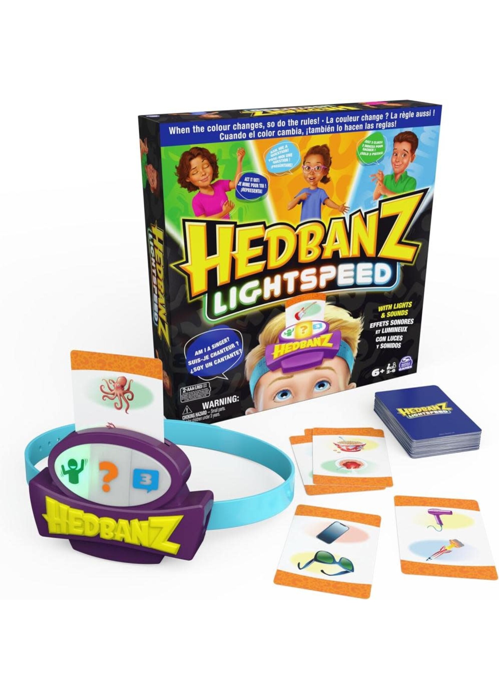 Spin Master Game Hedbanz Lighspeed