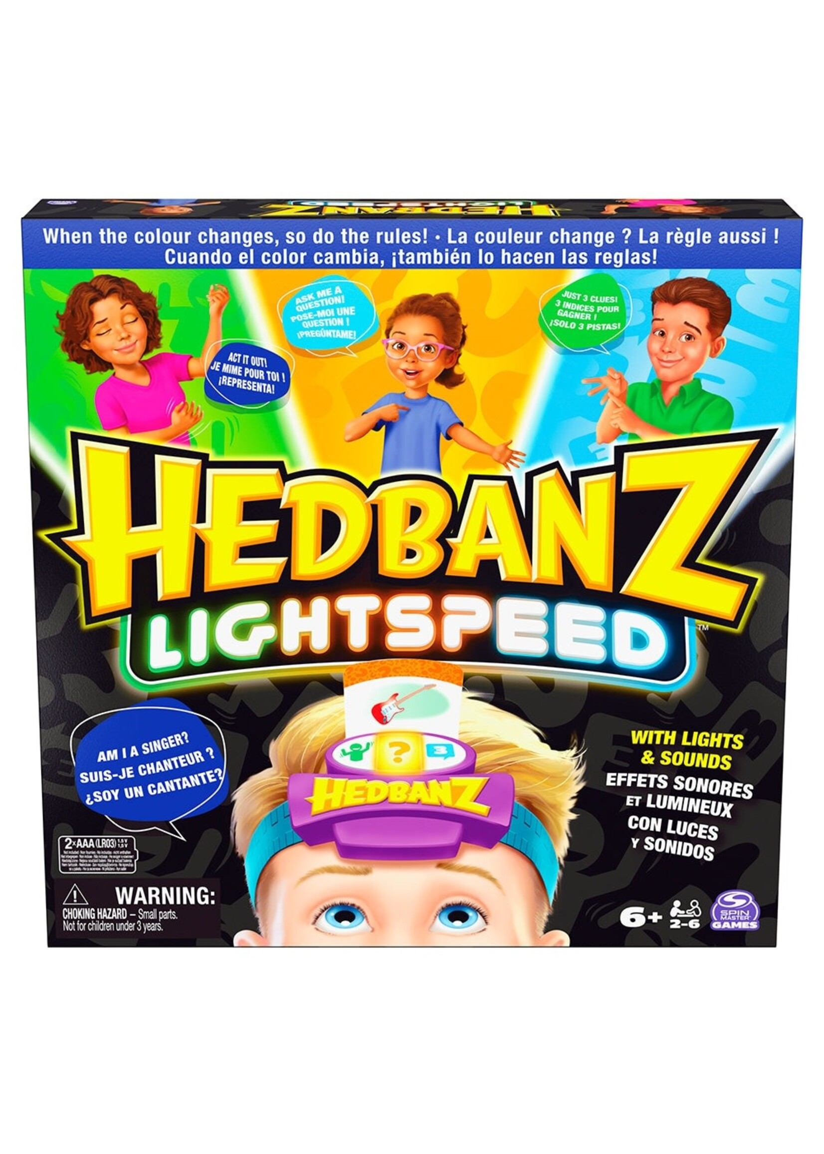 Spin Master Game Hedbanz Lighspeed