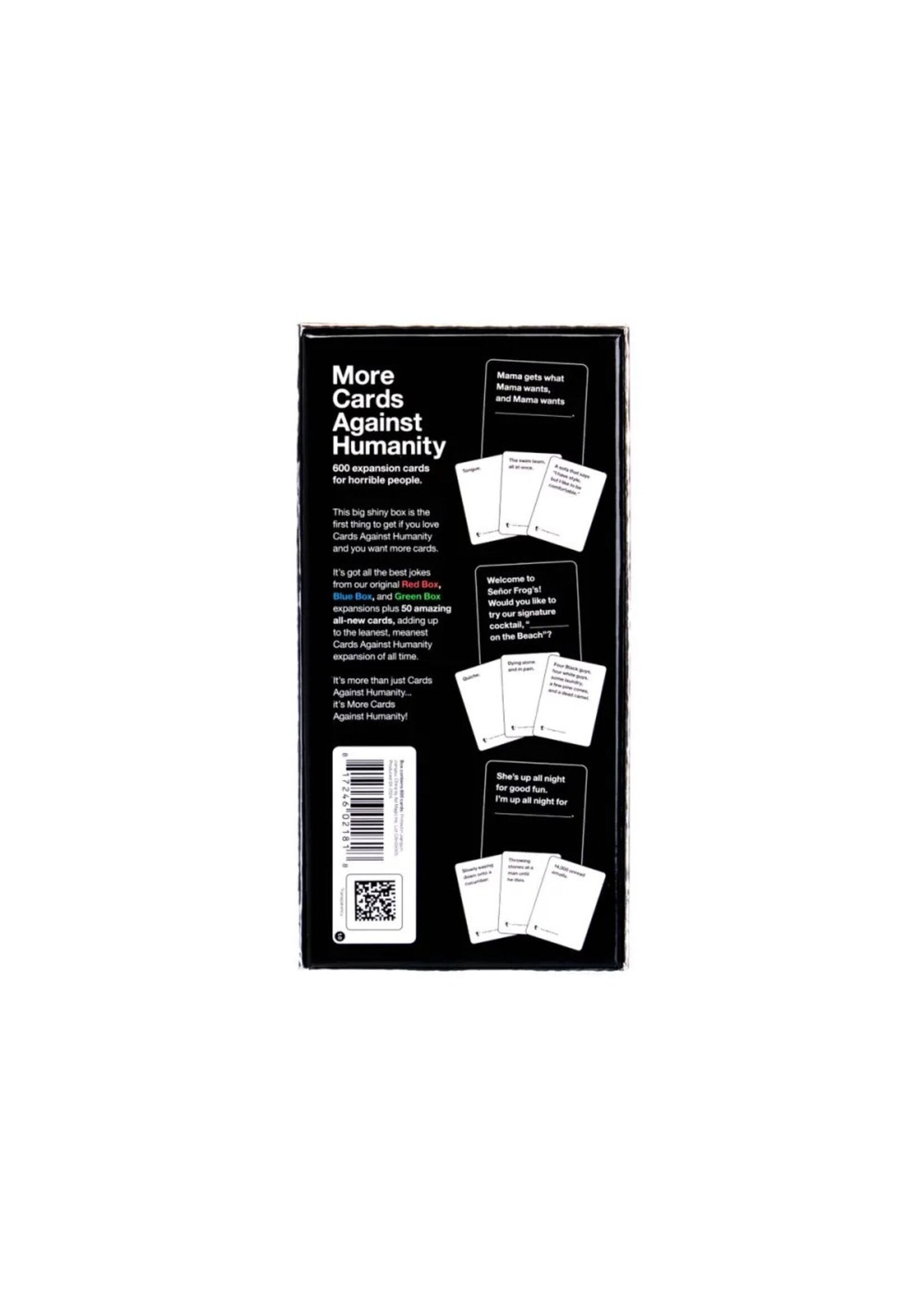 Cards Against Humanity LLC CARDS AGAINST HUMANITY  -  MORE CARDS AGAINST HUMANITY (ENGLISH)