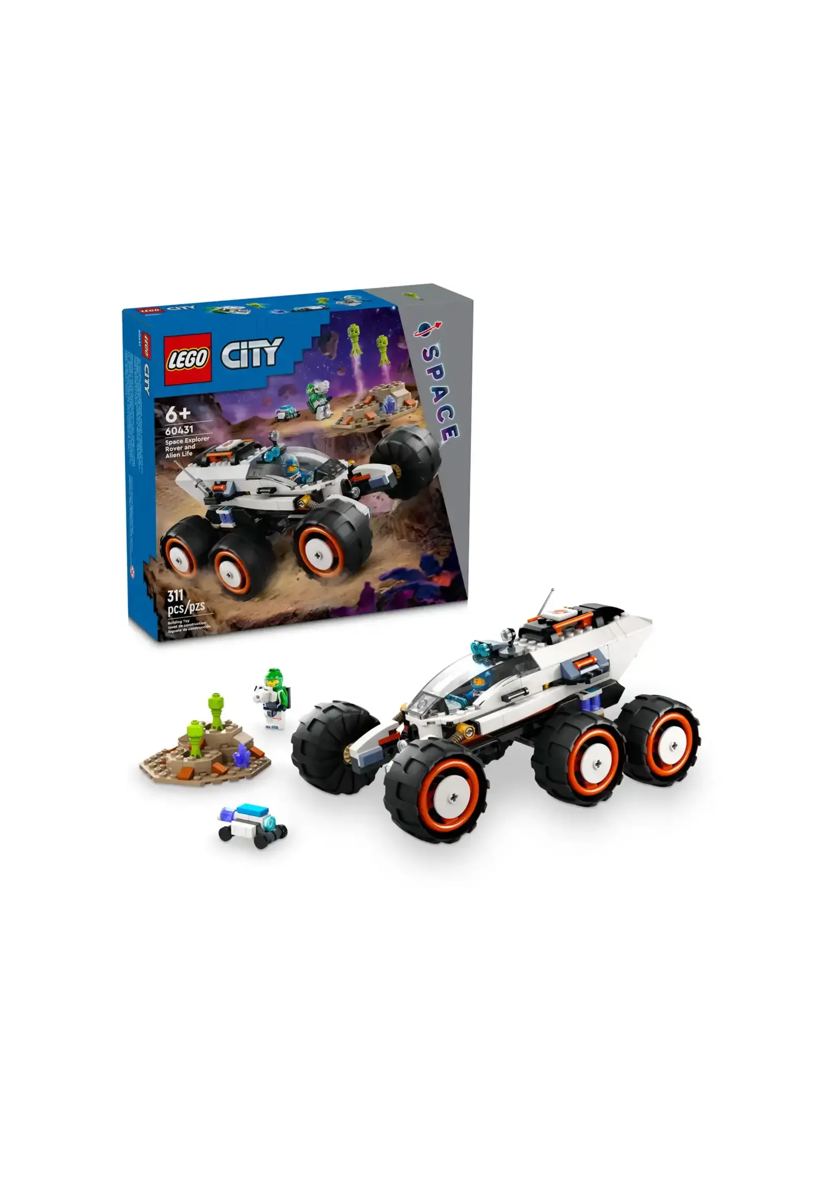 LEGO Space Explorer Rover and Alien Life