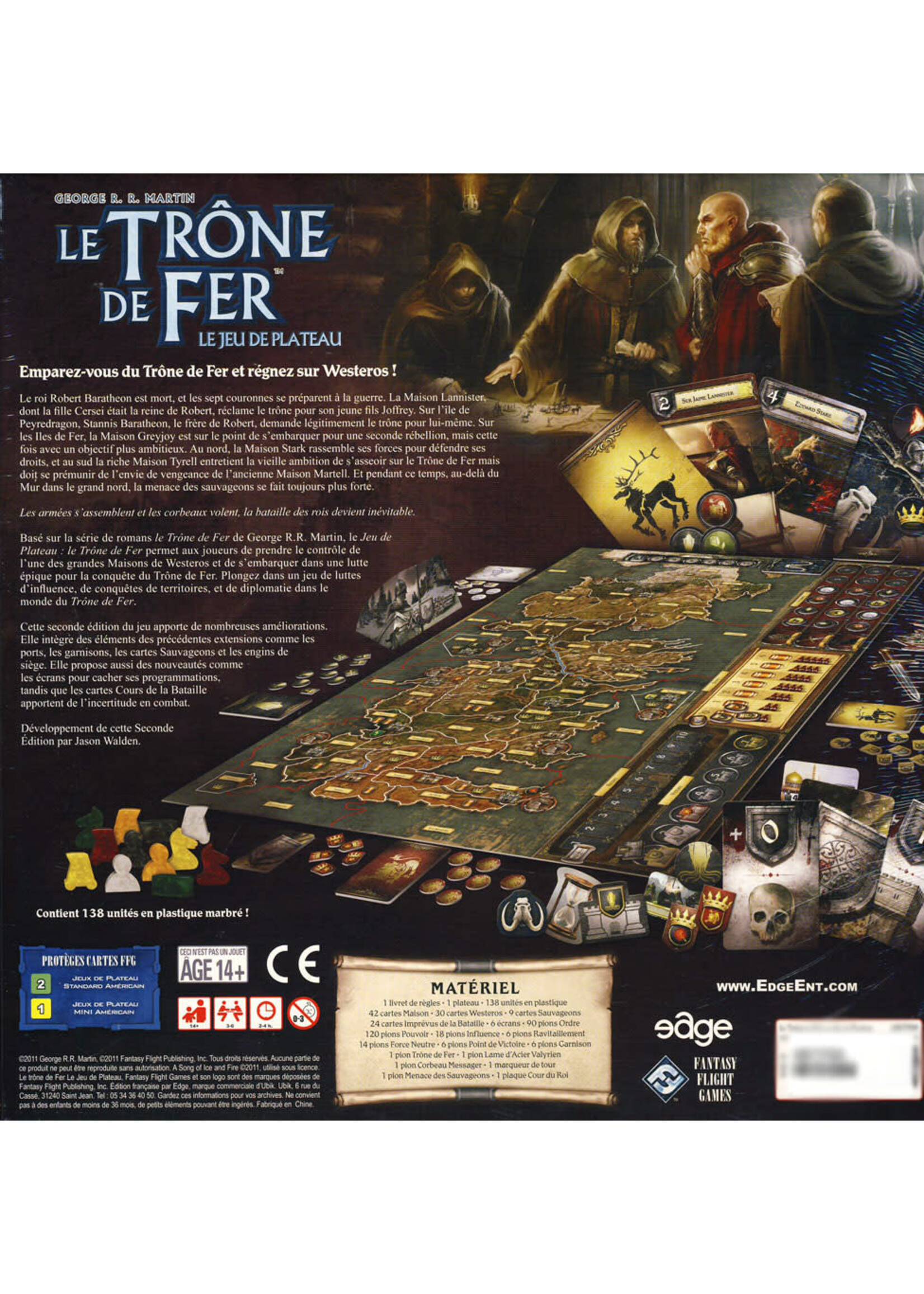 Fantasy flight games TRÔNE DE FER - JEU DE PLATEAU (FR)