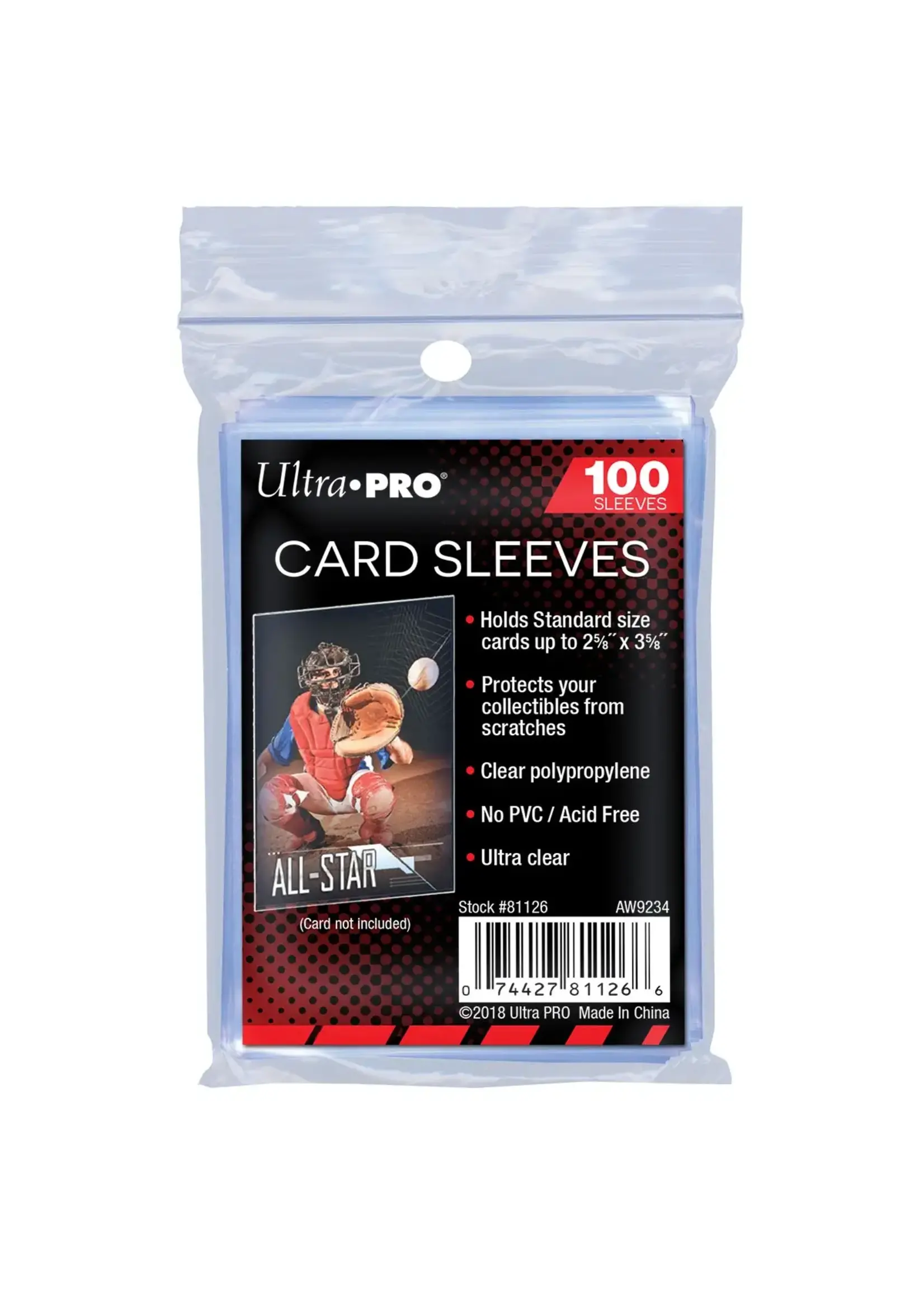 ULTRAPRO SLEEVES STANDARD "PENNY SLEEVES" (PACK OF 100)