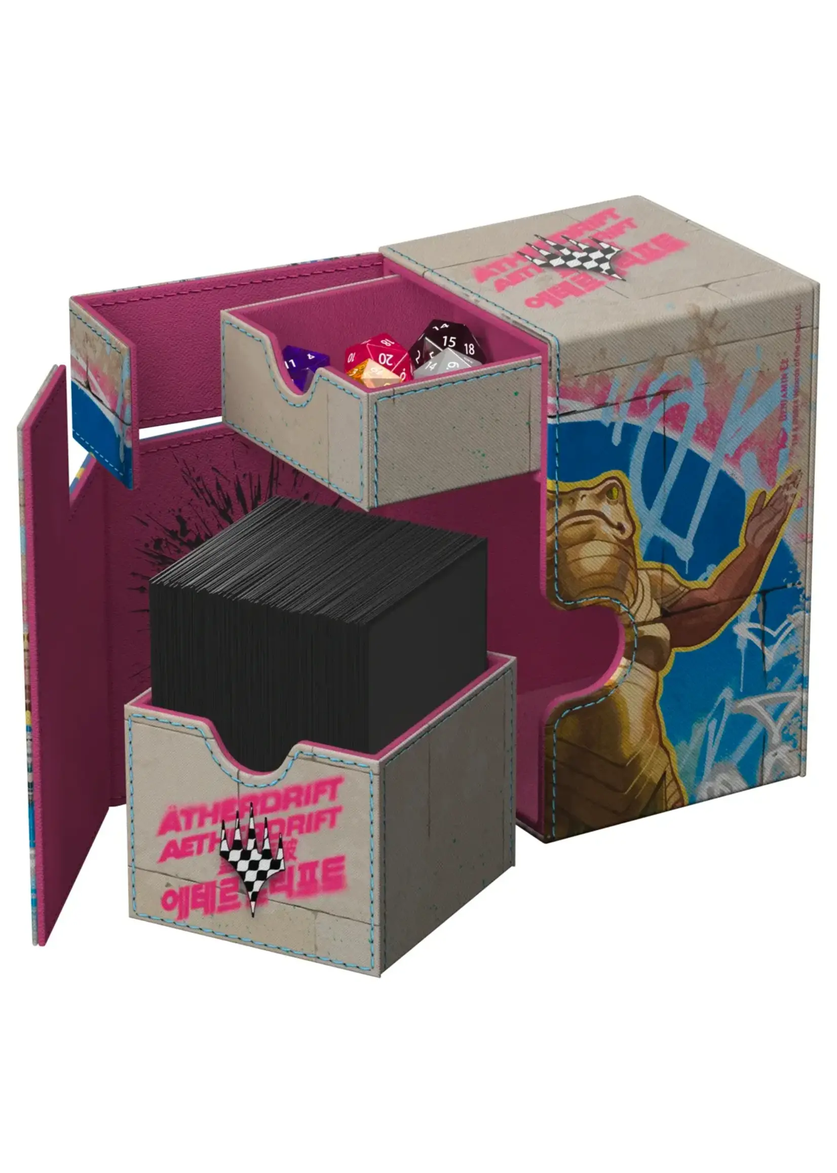 Ultimate Guard Flip'n'Tray 100+ Xenoskin MTG "Aetherdrift" - Sab-Sunen, Luxa Embodied