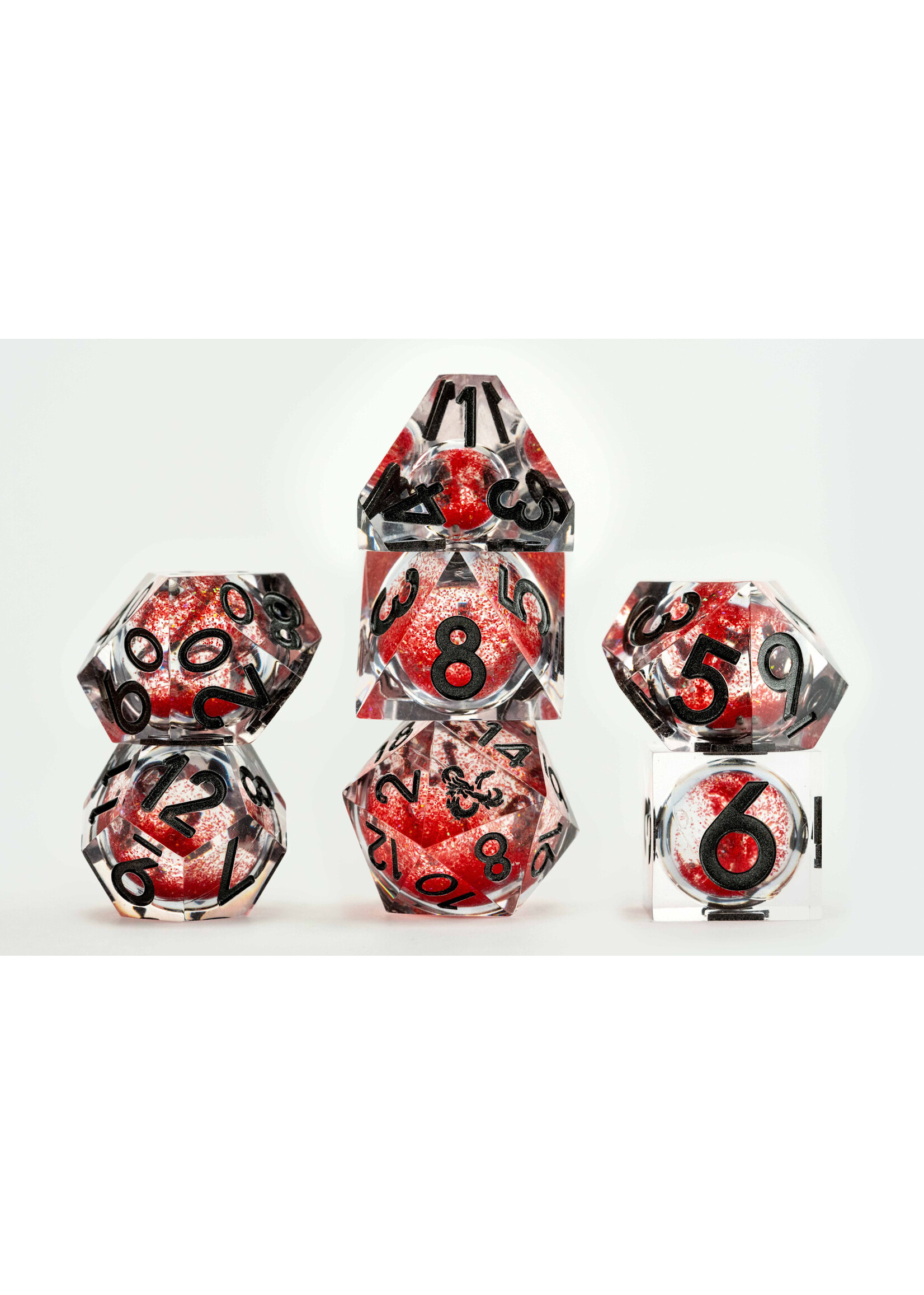 Dungeons & Dragons DND Liquid Core Premium 7-die set