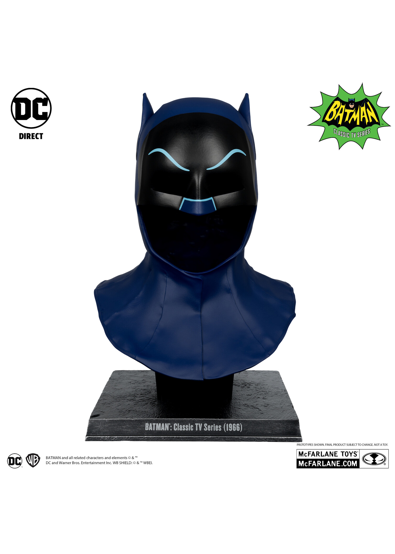 McFarlane toys Batman Classic TV Series (1966) Cowl Replica 1:1 Scale