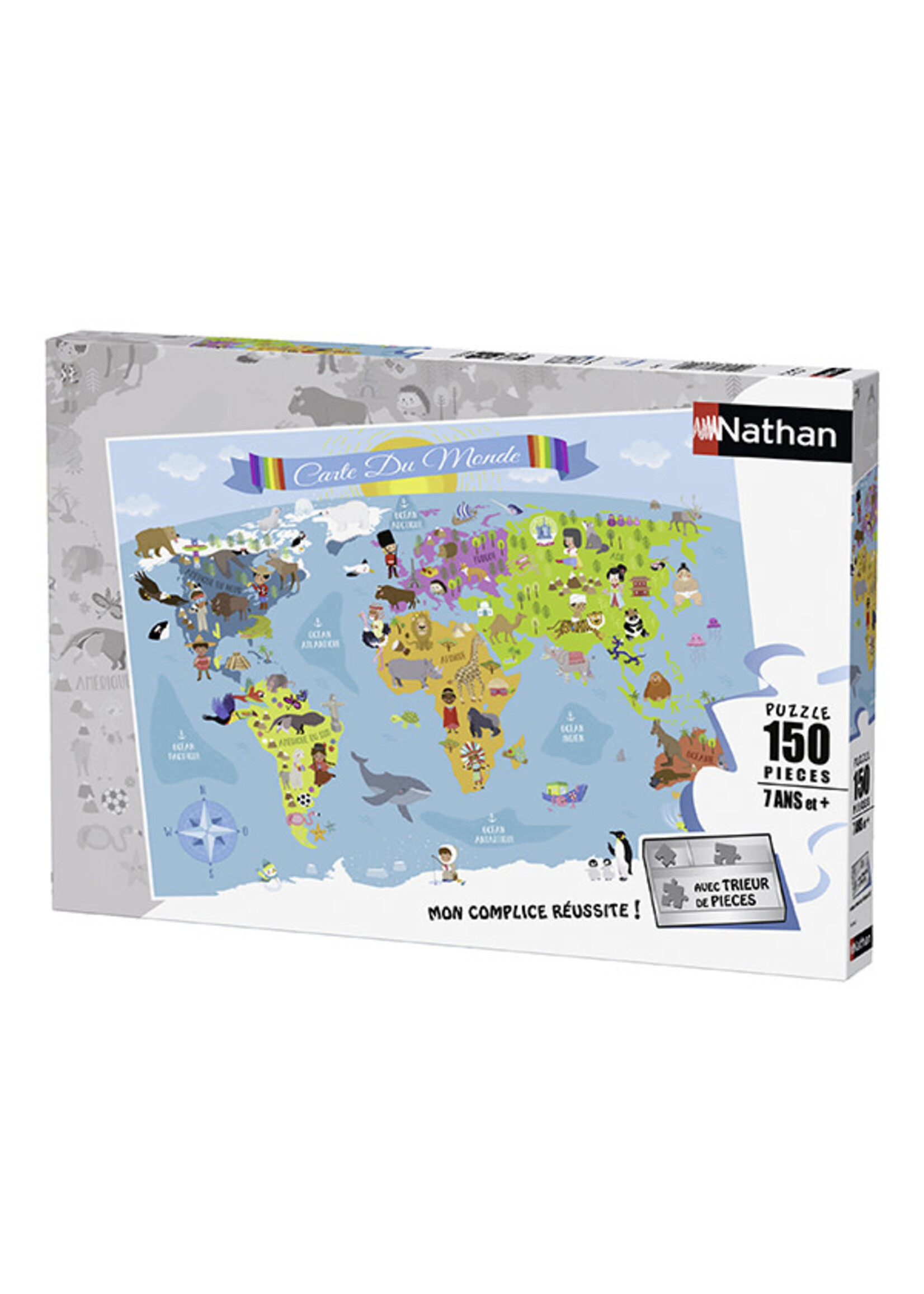 nathan 150 MCX, CARTE DU MONDE