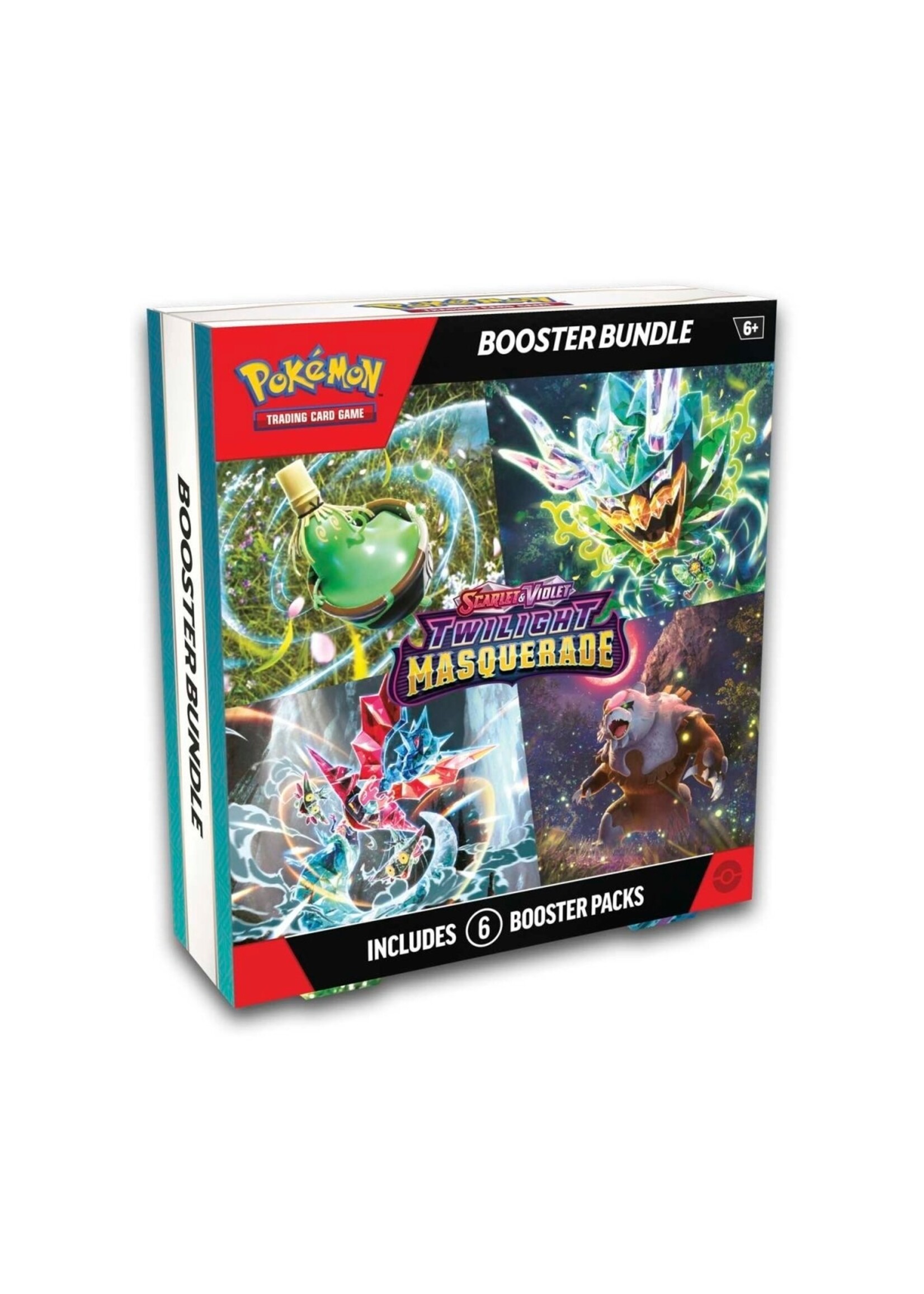 The Pokémon Company International Scarlet & Violet-Twilight Masquerade Booster Bundle (6 Packs)