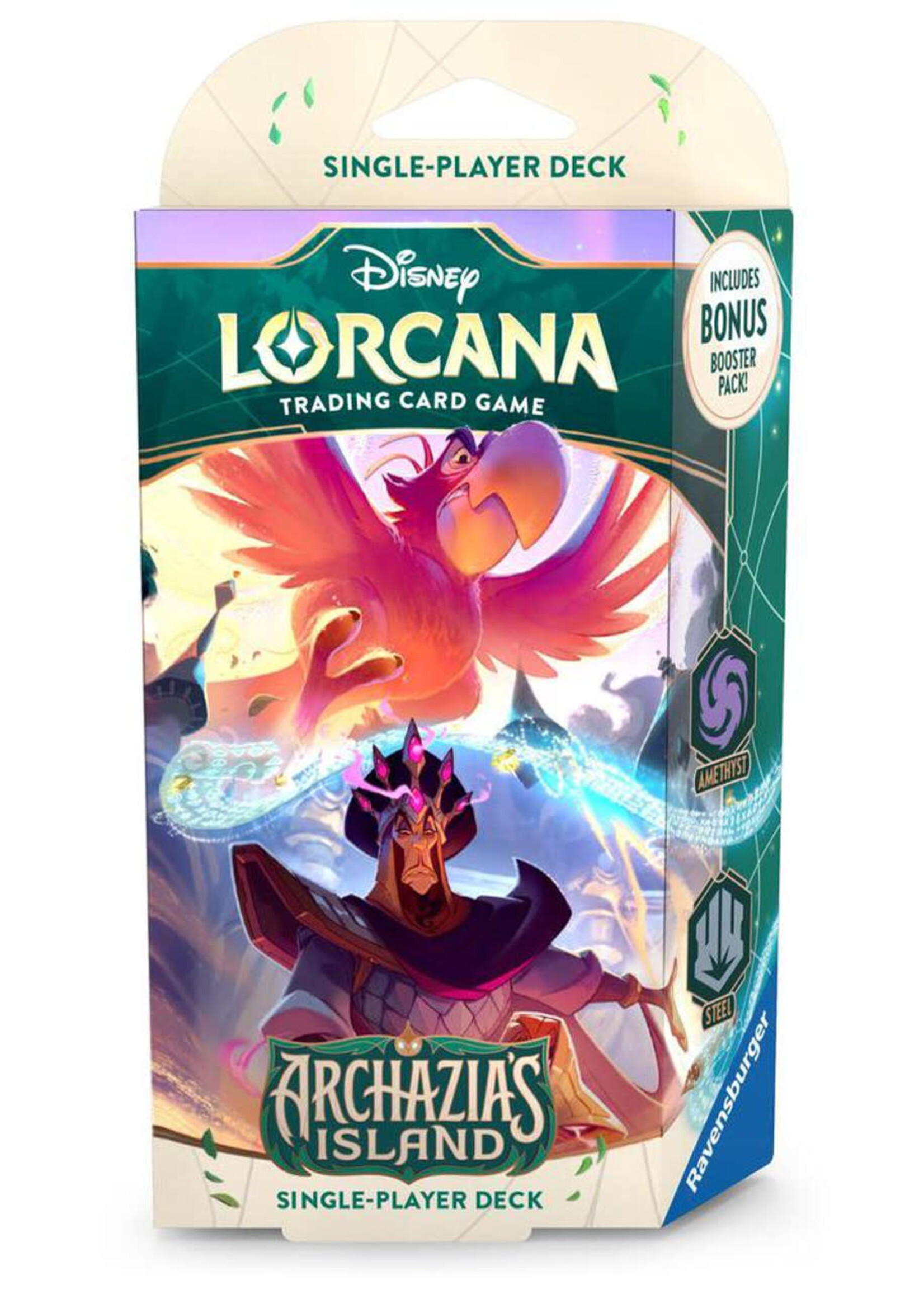 Disney Lorcana Disney Lorcana: Archazia's Island - Starter Deck - Amethyst & Steel