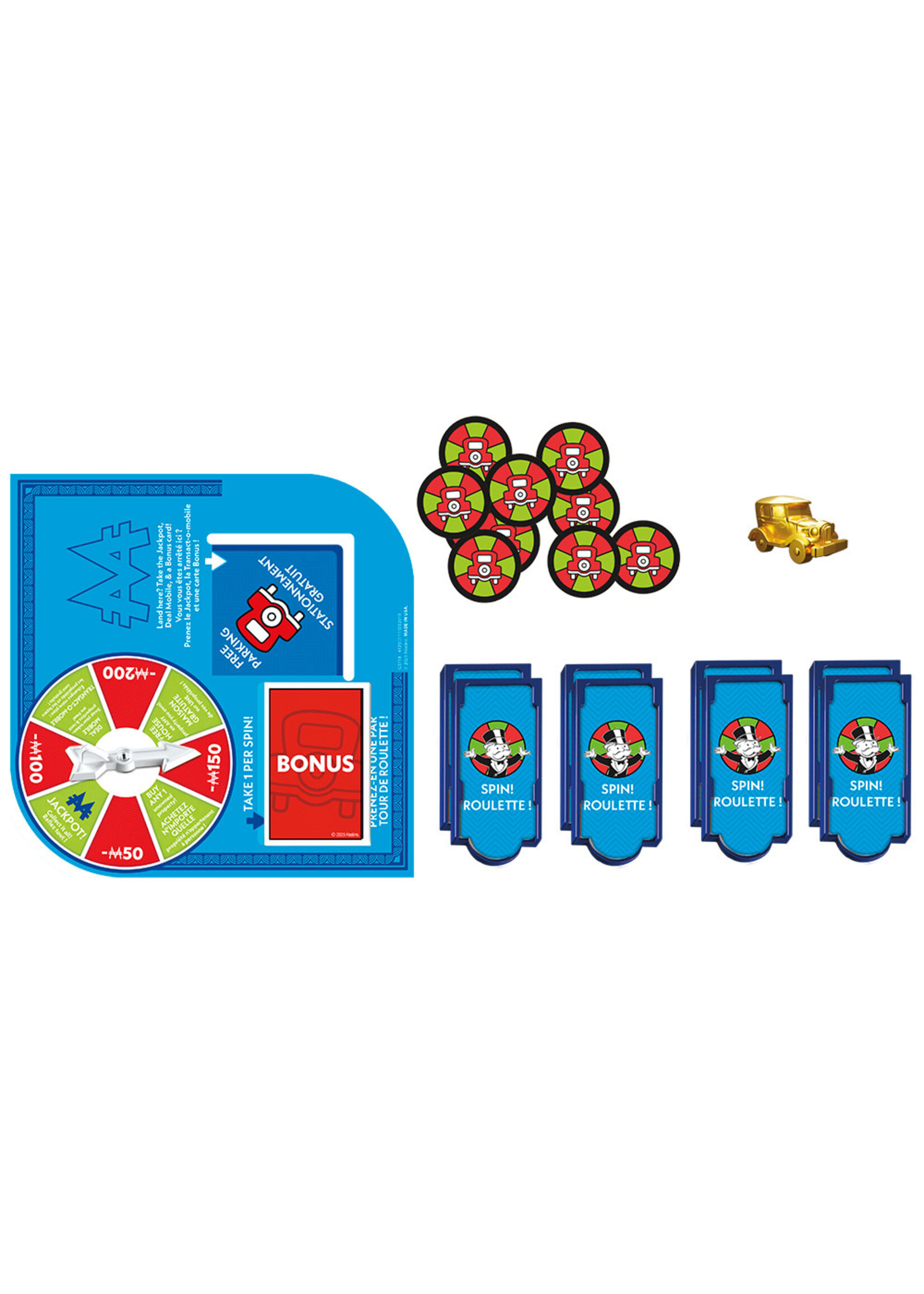 Hasbro Games Monopoly Extension stationnement gratuit Jackpot Bilingue