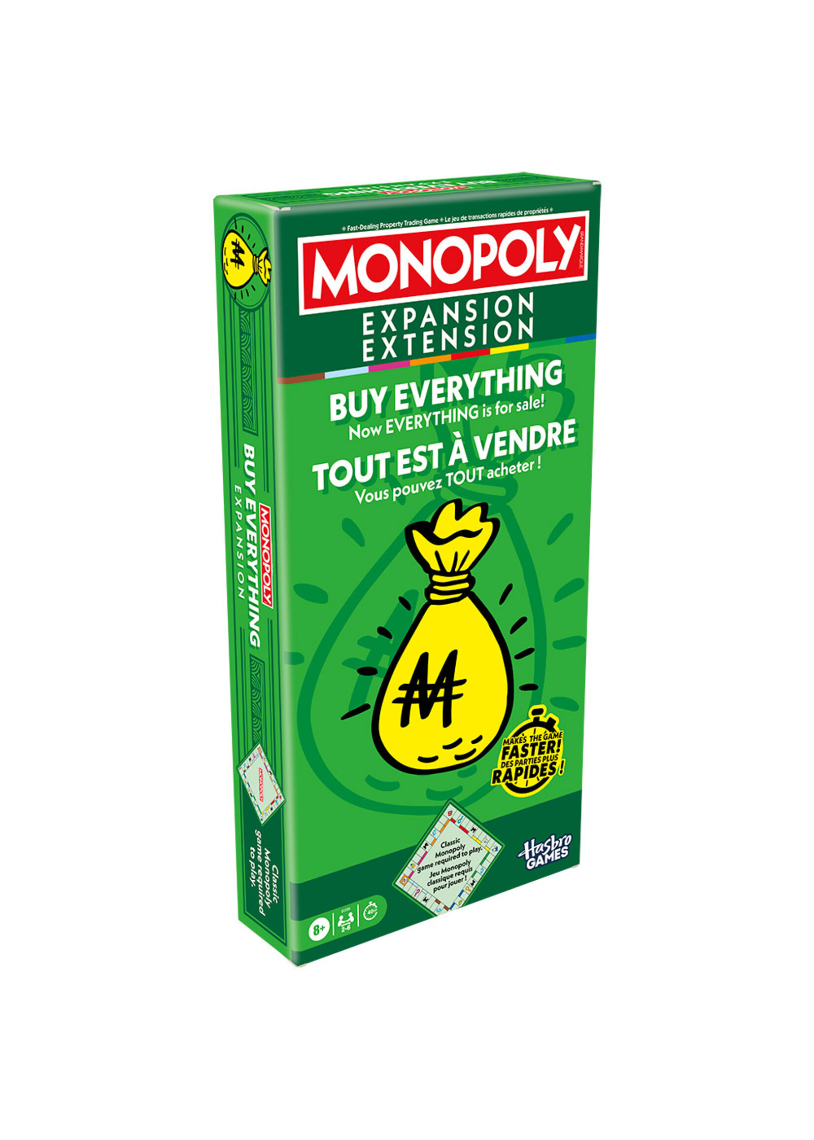 Hasbro Games Monopoly Extension tout acheter Bilingue