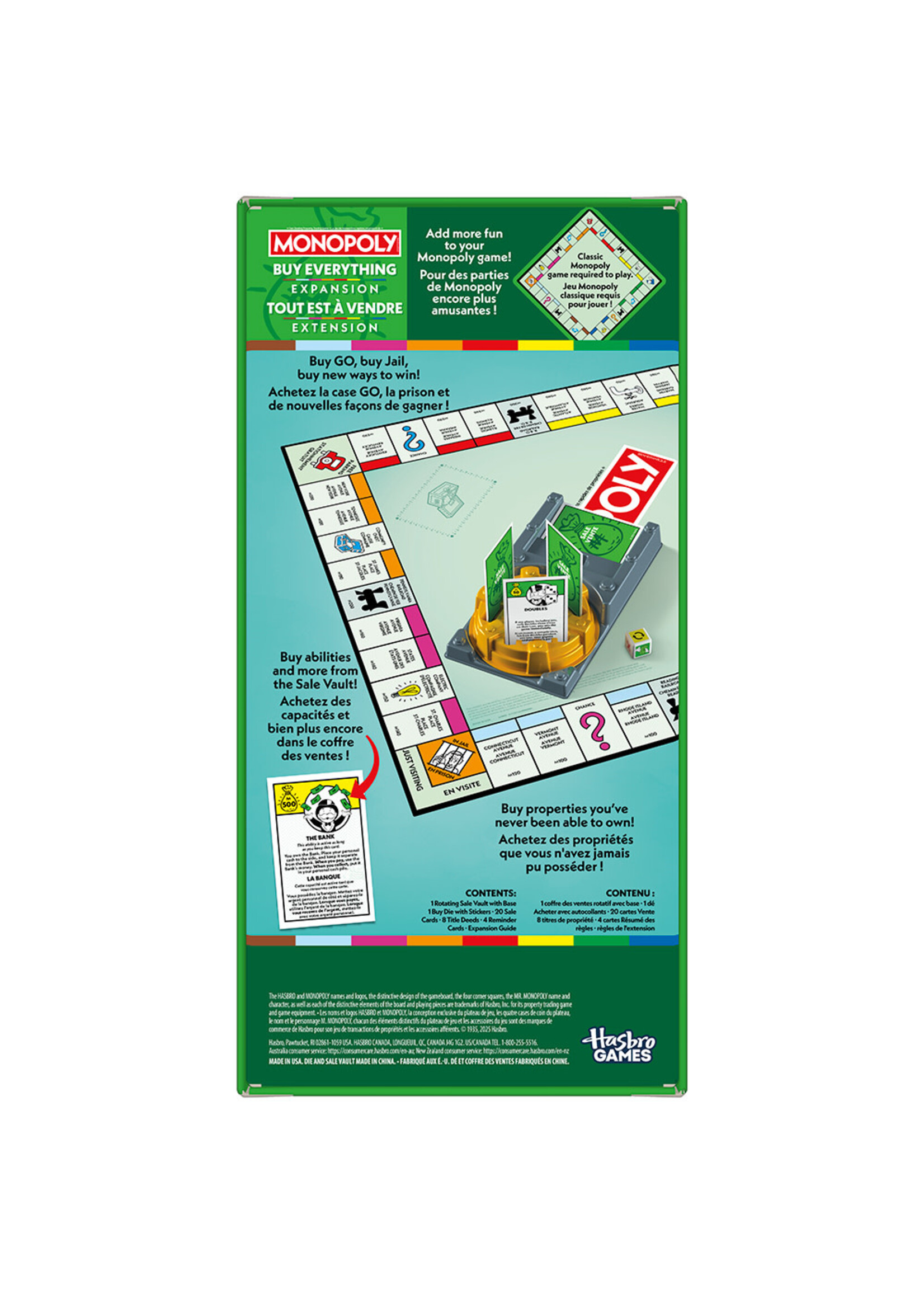 Hasbro Games Monopoly Extension tout acheter Bilingue