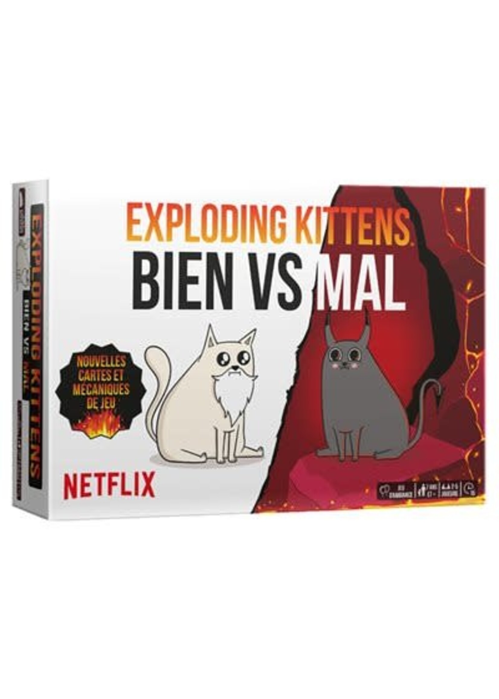 exploding kittens EXPLODING KITTENS - BIEN VS MAL (FR)