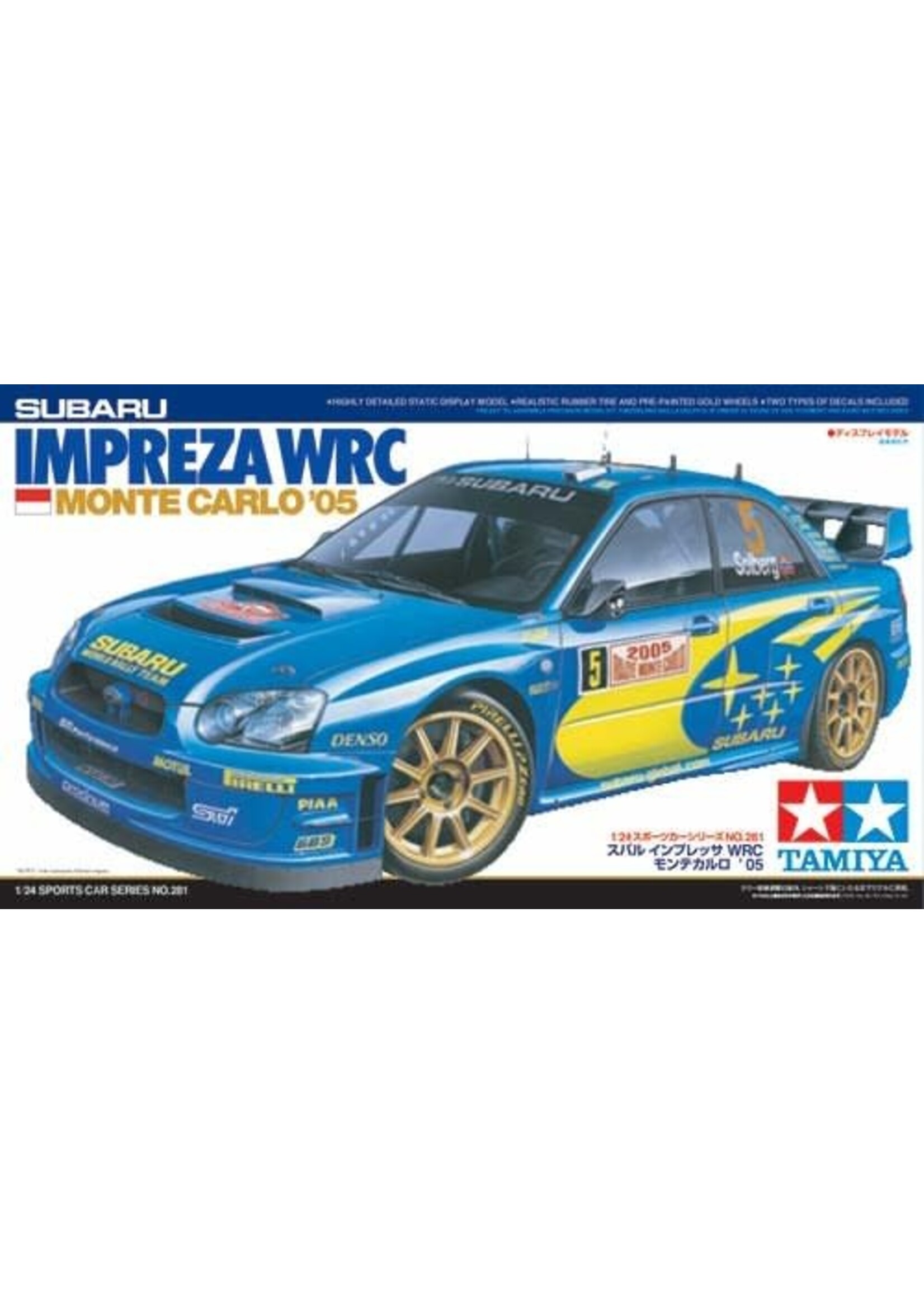 Tamiya IMPREZA WRC '05 MONTE-CARLO 1/24