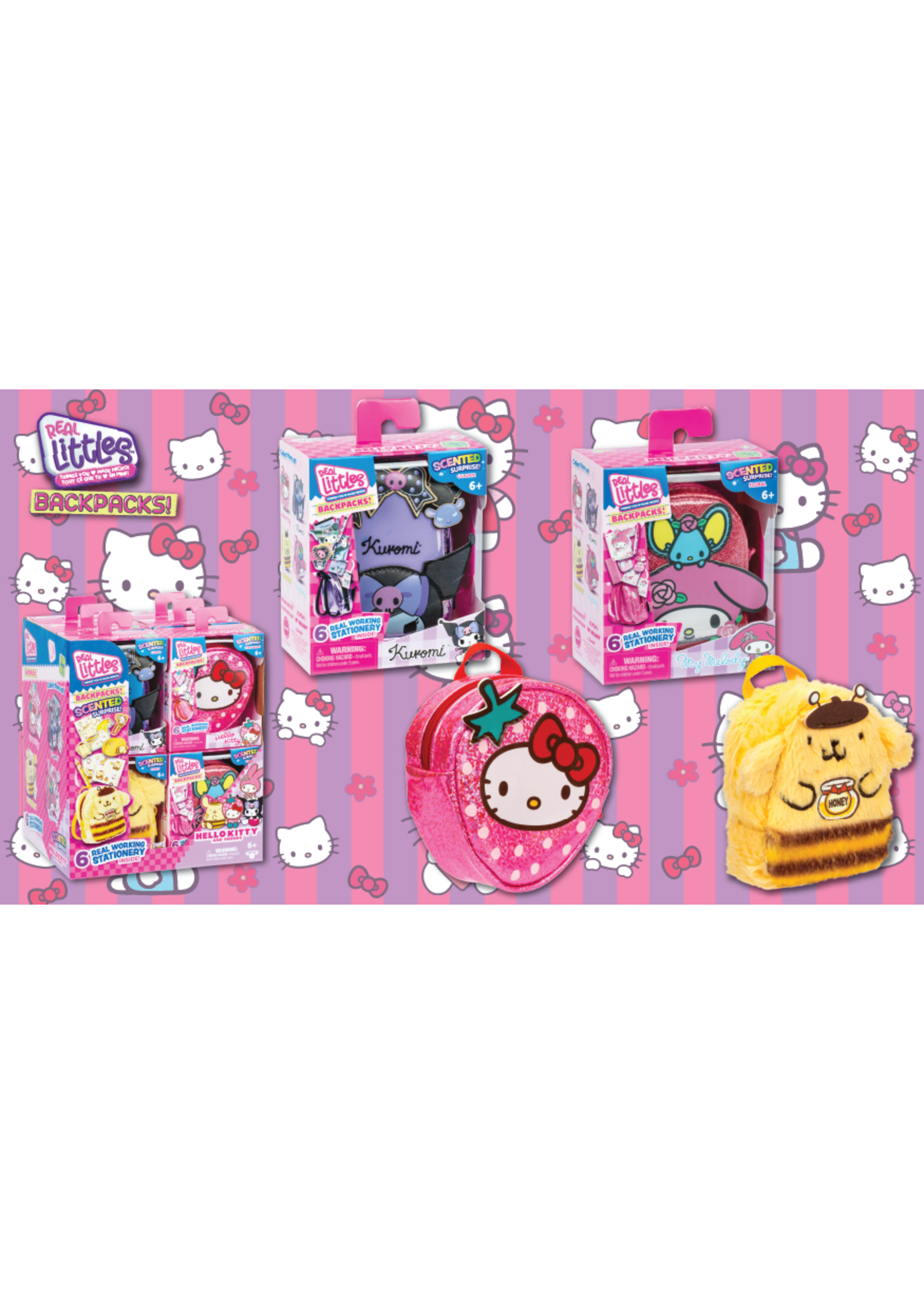 Real Littles REAL LITTLES HELLO KITTY AND FRIENDS S3 BACKPACK SINGLE PK(ENG)