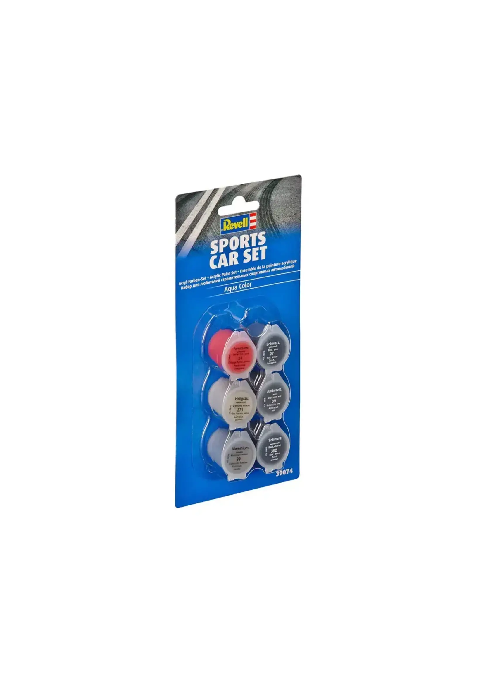 Revell "Sports Car Set" Aqua Color Acrylic - 6x 5ml