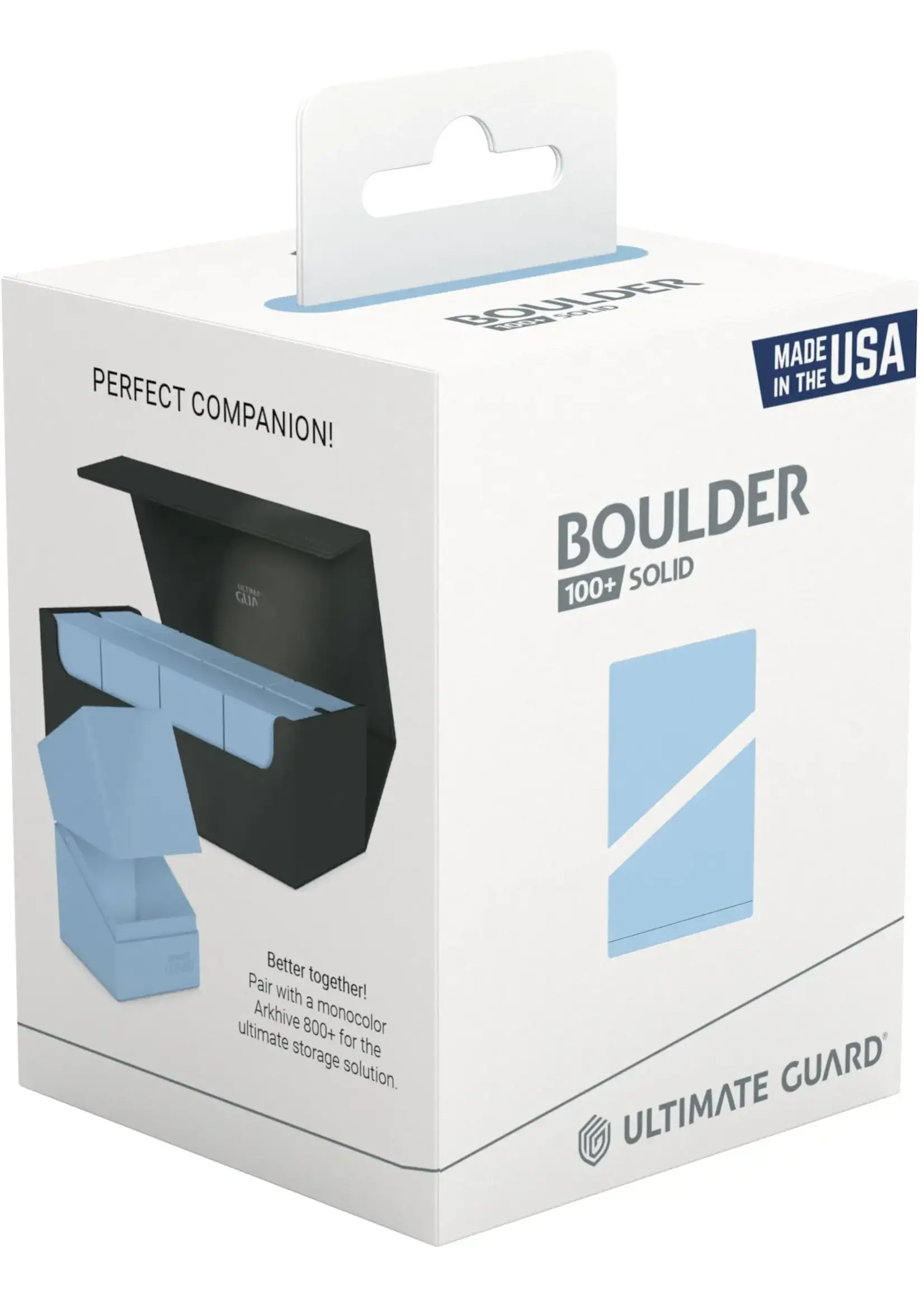 Ultimate Guard Ultimate Guard Solid Boulder Deck Case - 100+ - Pastel Baby Blue