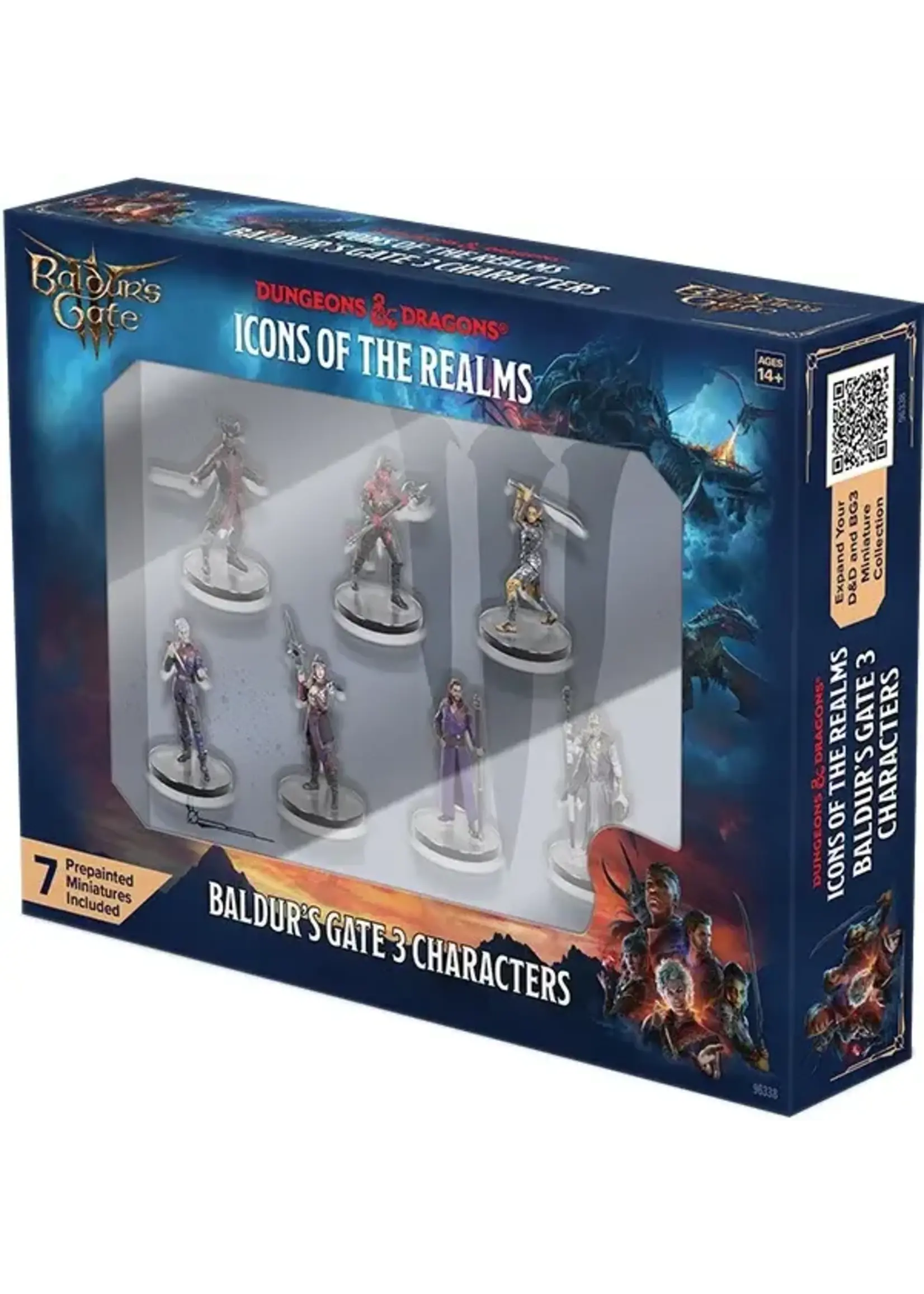 Wizk!ds DUNGEONS & DRAGONS  -  ICONS OF THE REALMS  -  BALDUR'S GATE 3 - CHARACTER BOXED SET