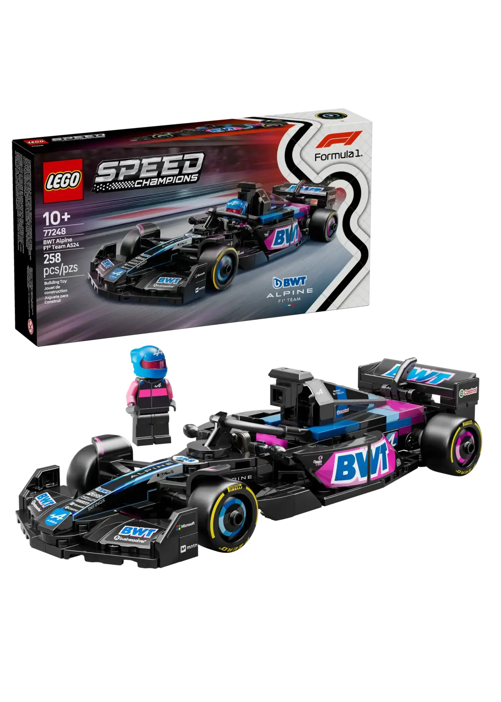 LEGO BWT Alpine F1® Team A524 Race Car - 77248
