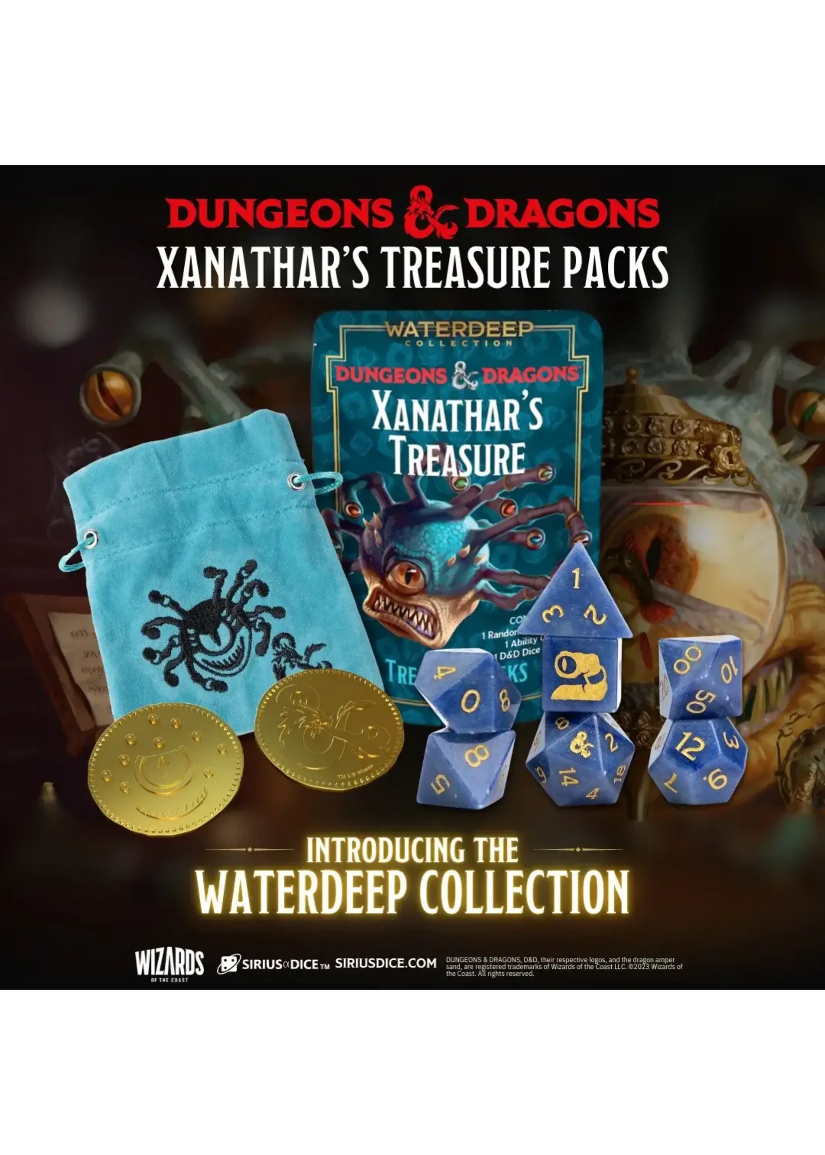 Dungeons & Dragons XANATHAR'S TREASURE - RANDOM DICE PACK