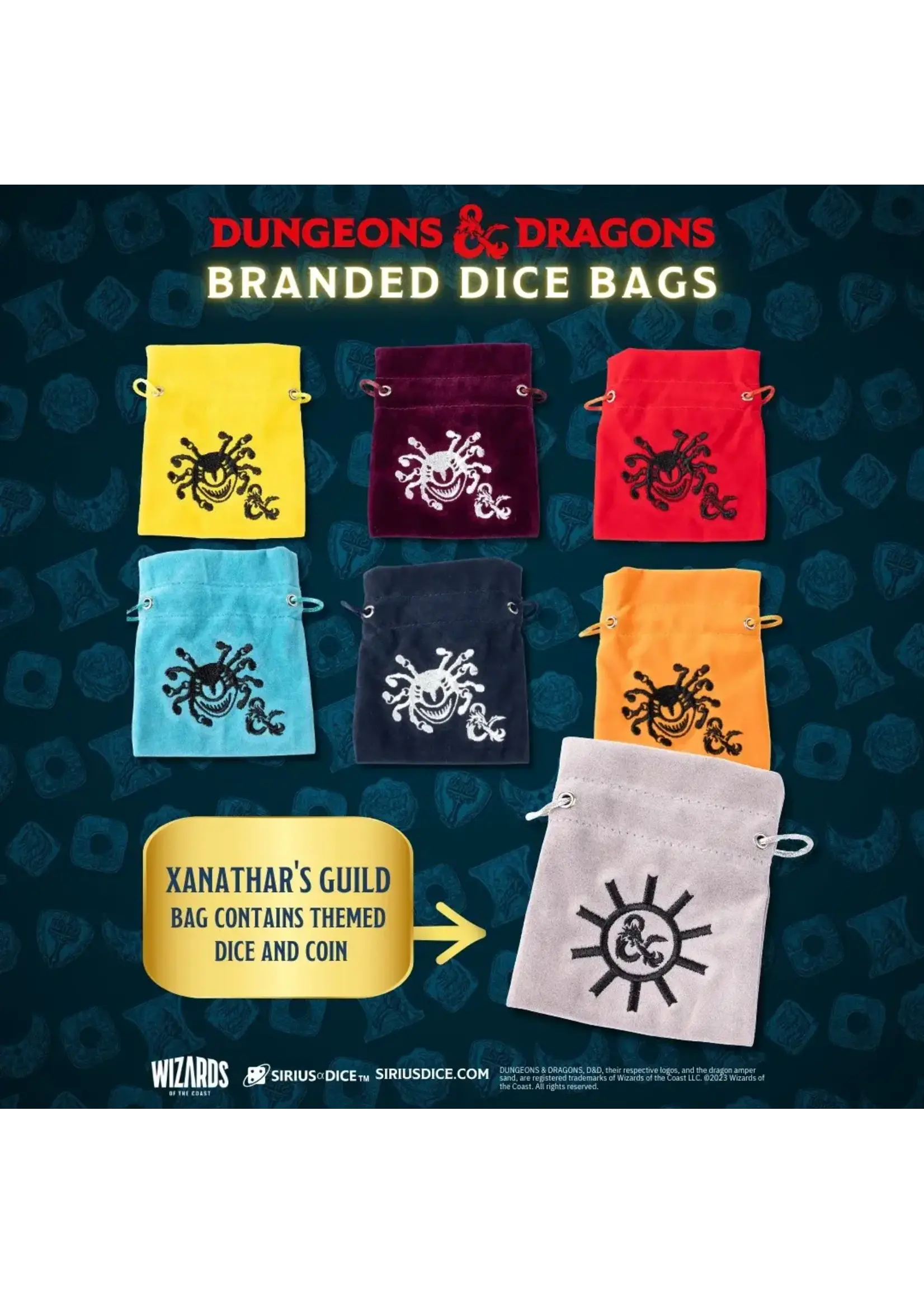 Dungeons & Dragons FULL BOX - XANATHAR'S TREASURE - WATERDEEP COLLECTION - RANDOM DICE PACK