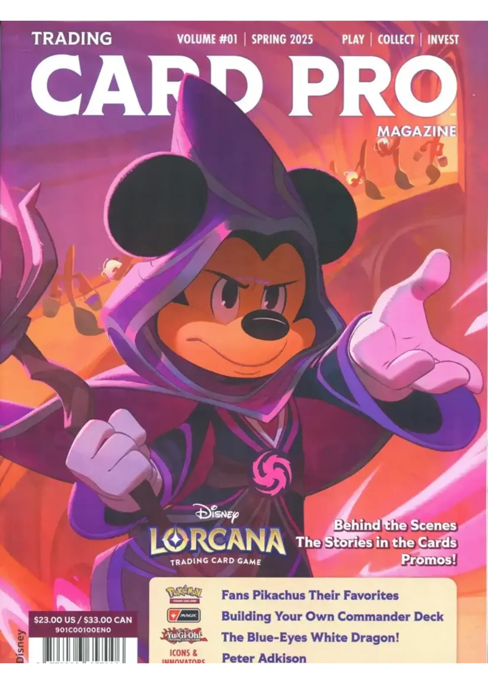 Disney Trading Card Pro Magazine Volume 01 Spring 2025