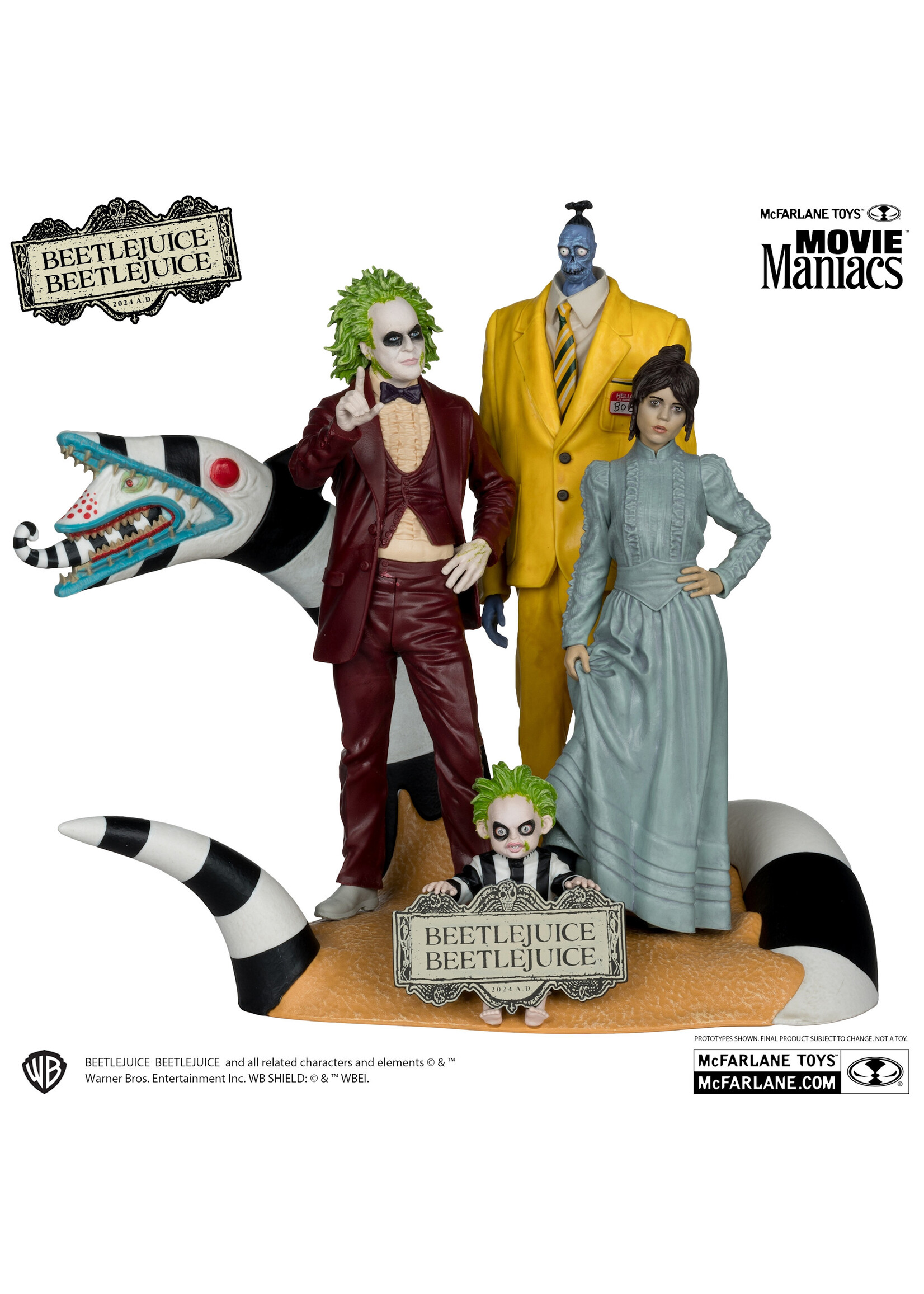 McFarlane toys Beetlejuice Beetlejuice 4pk
