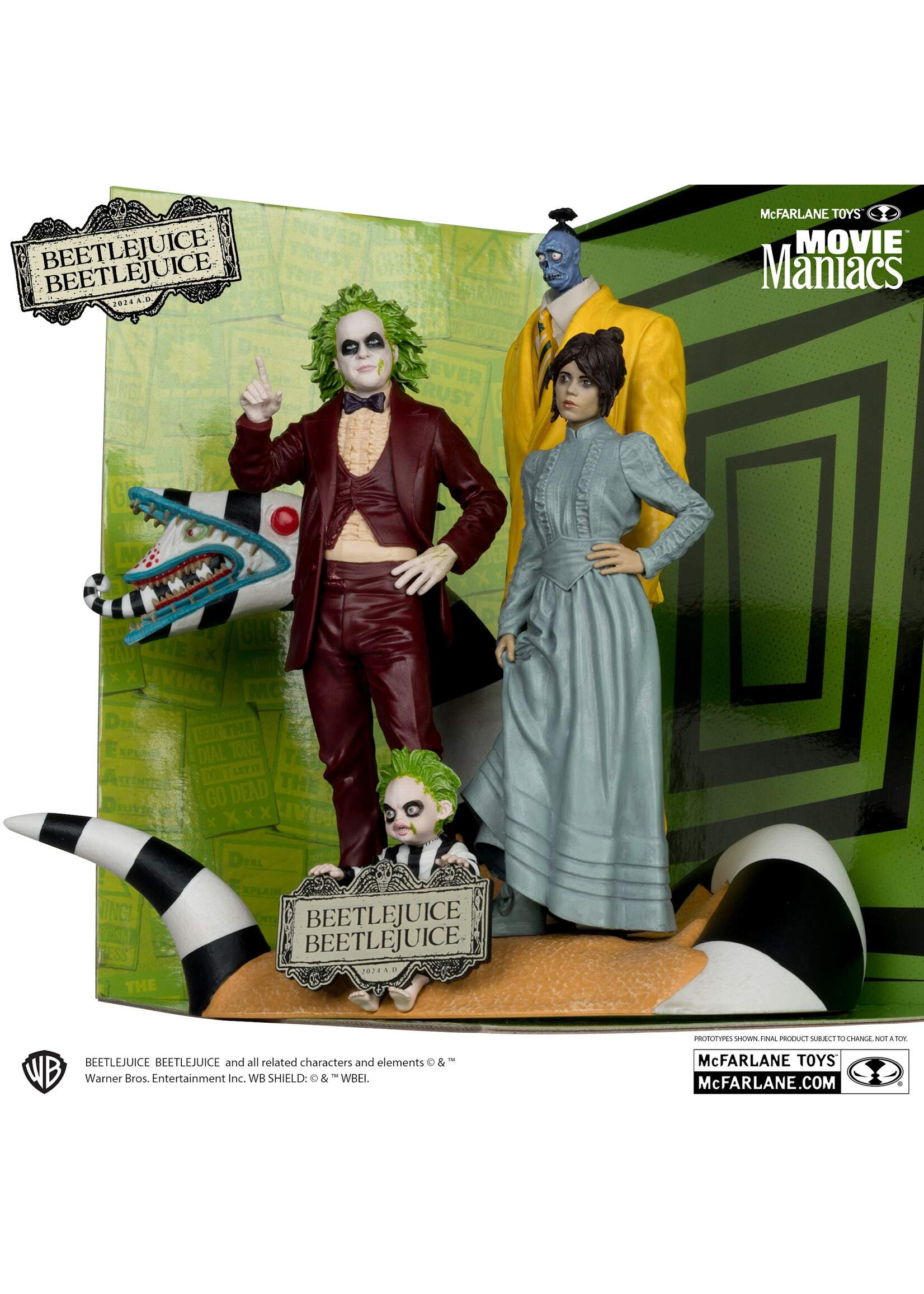 McFarlane toys Beetlejuice Beetlejuice 4pk