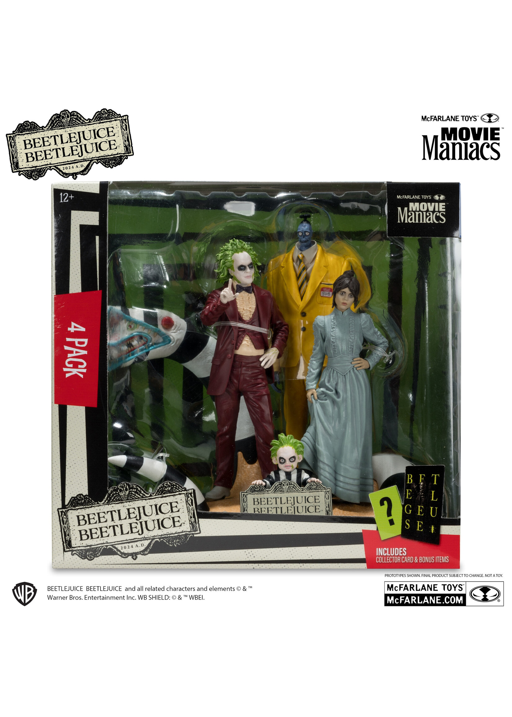 McFarlane toys Beetlejuice Beetlejuice 4pk
