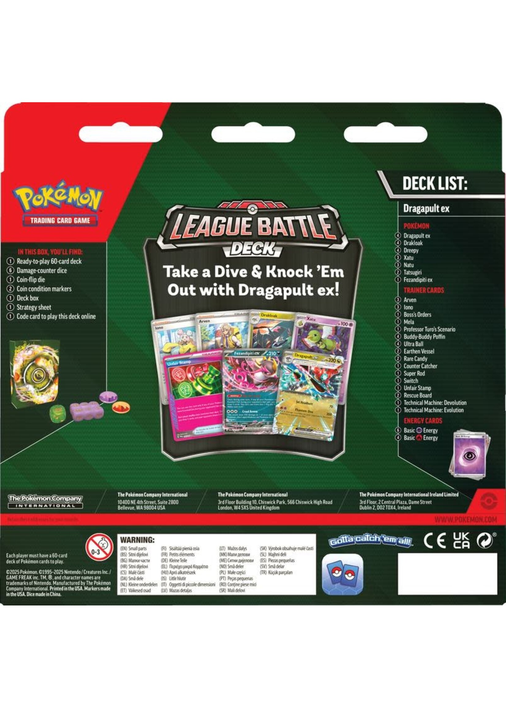 The Pokémon Company International Pokémon TCG: League Battle Deck - Dragapult ex