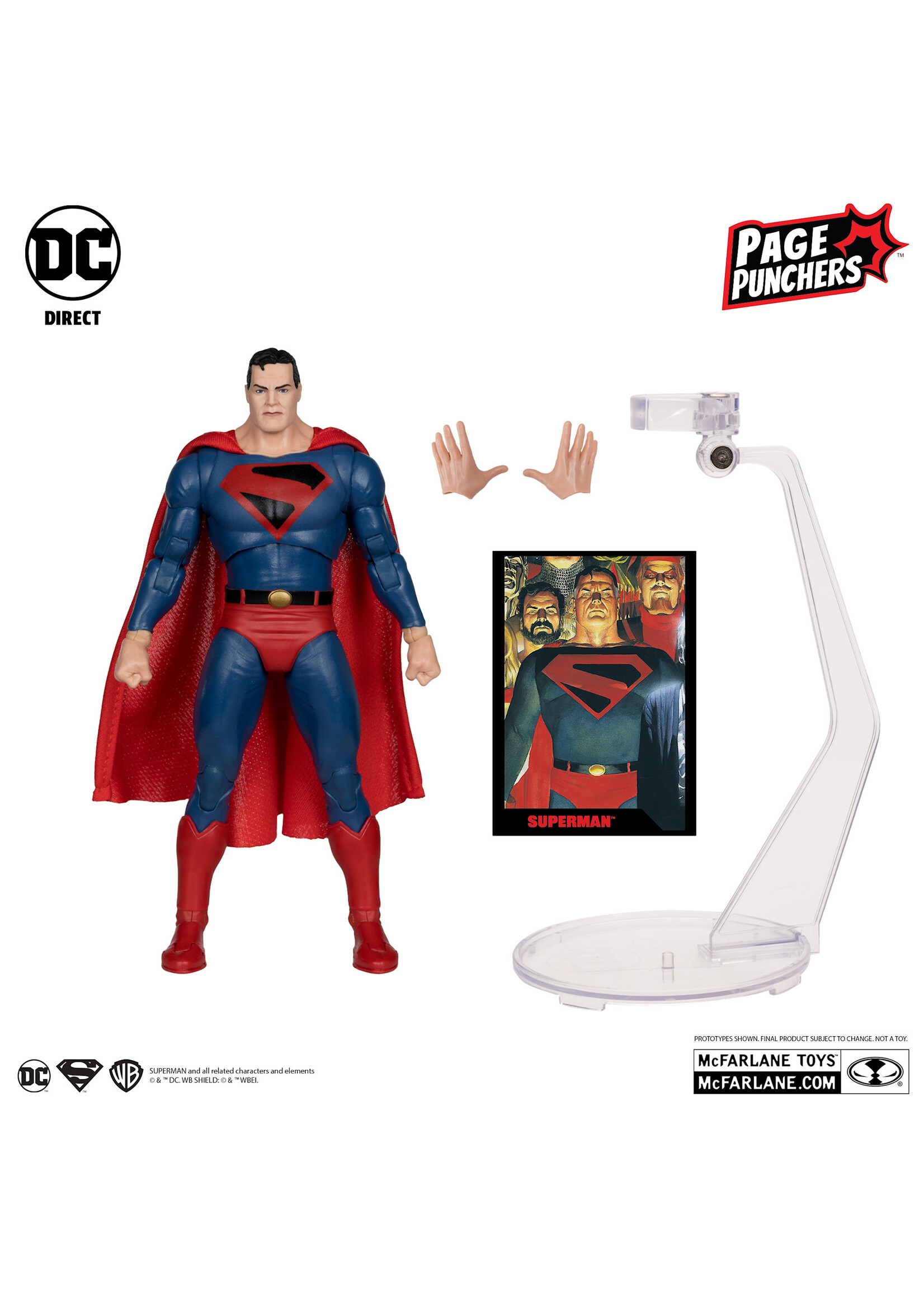 McFarlane toys JUSTICE SOCIETY OF AMERICA  -  MCFARLANE TOYS  -  SUPERMAN (KINGDOM COME) FIGURE