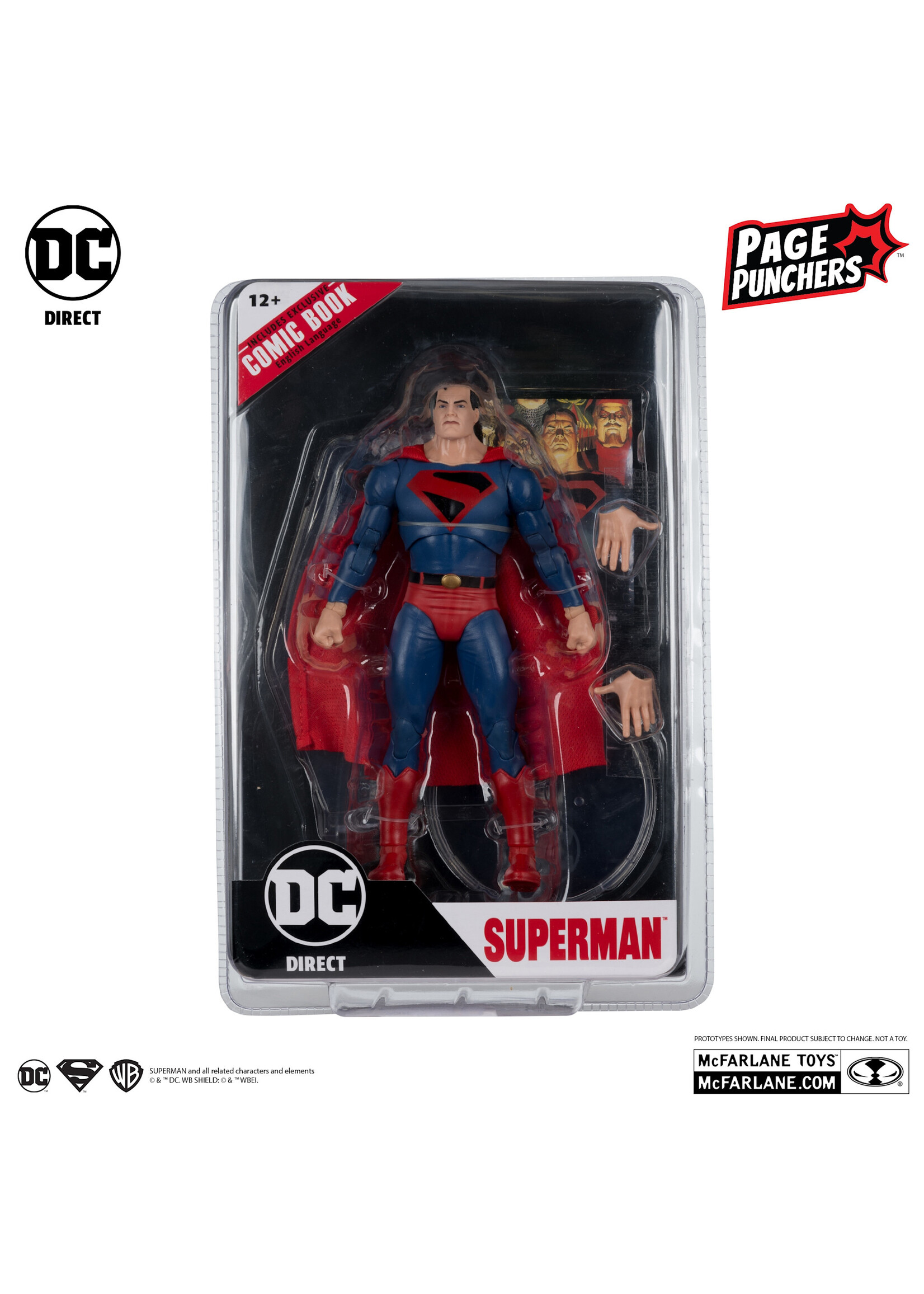 McFarlane toys JUSTICE SOCIETY OF AMERICA  -  MCFARLANE TOYS  -  SUPERMAN (KINGDOM COME) FIGURE
