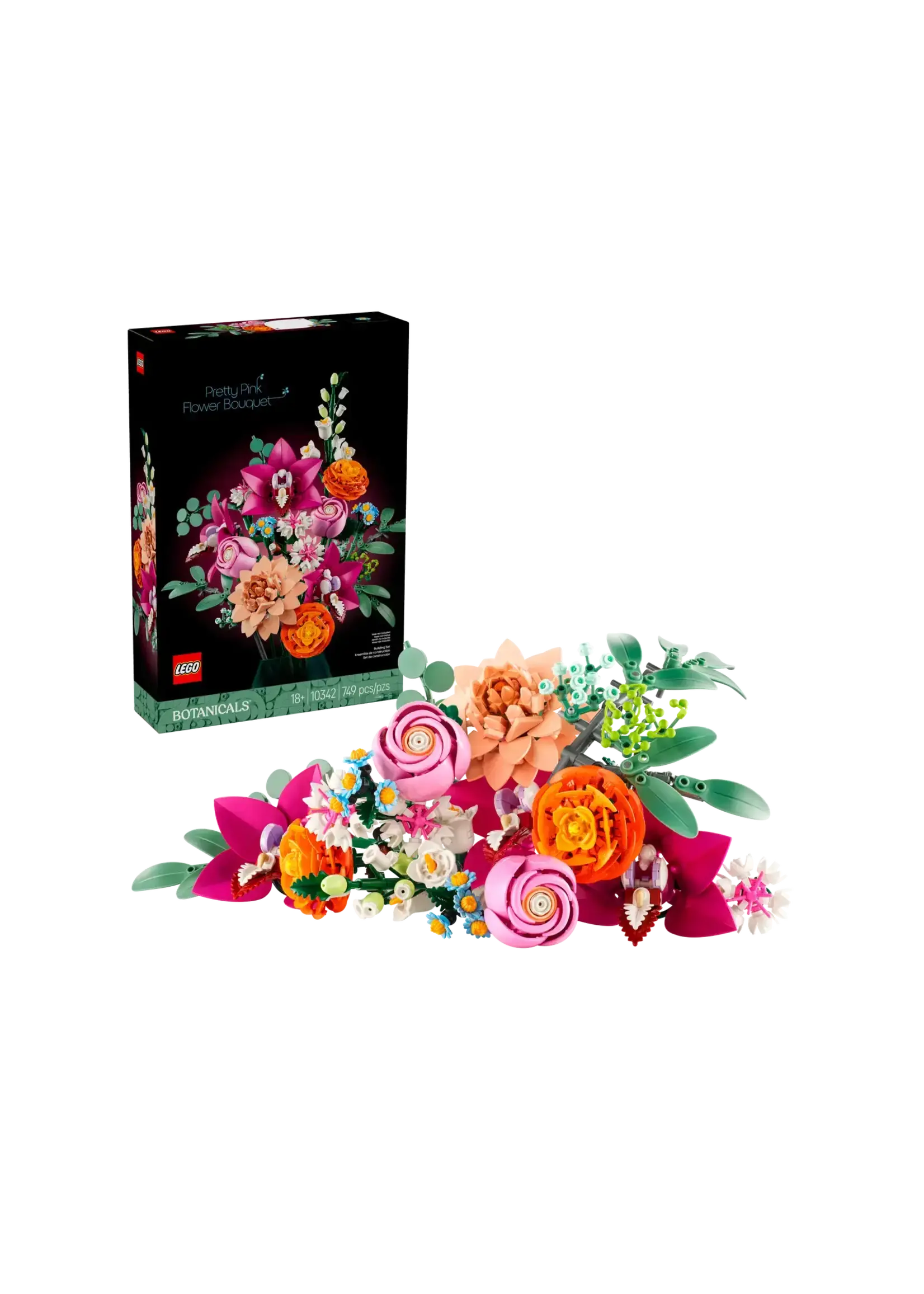 LEGO Pretty Pink Flower Bouquet - 10342