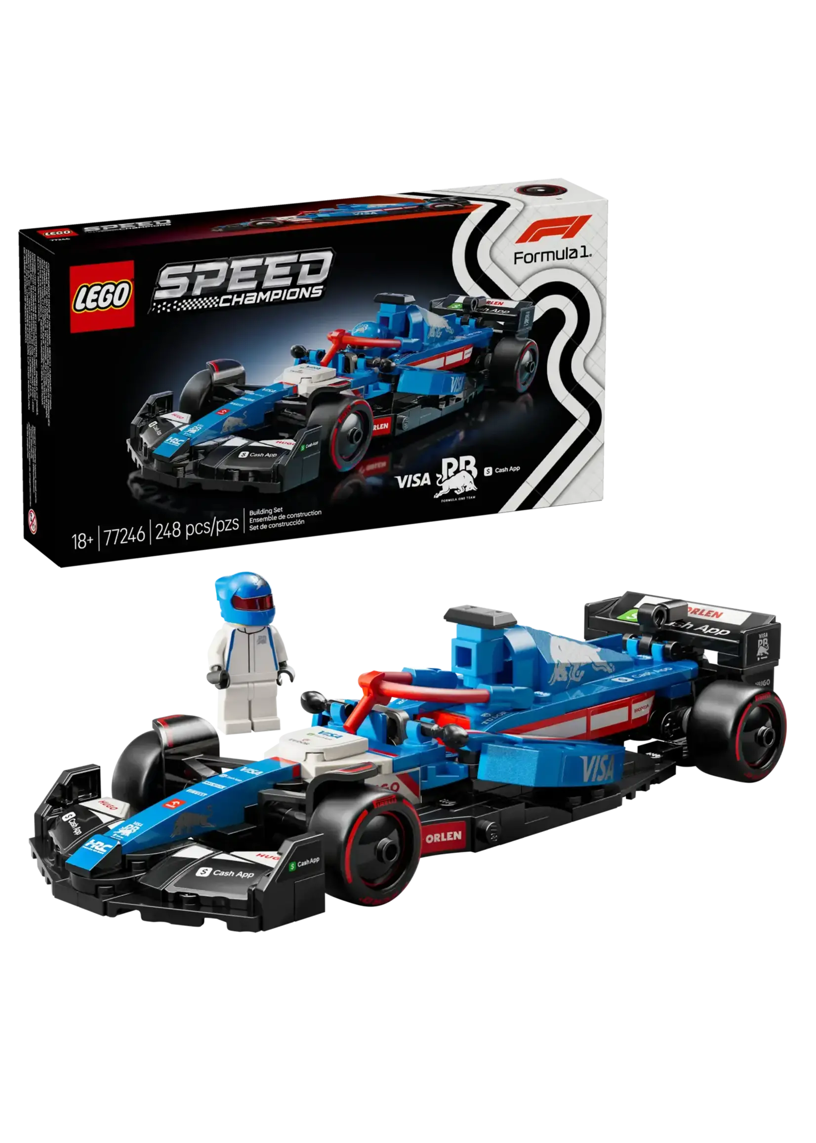 LEGO Visa Cash App RB VCARB 01 F1® Race Car