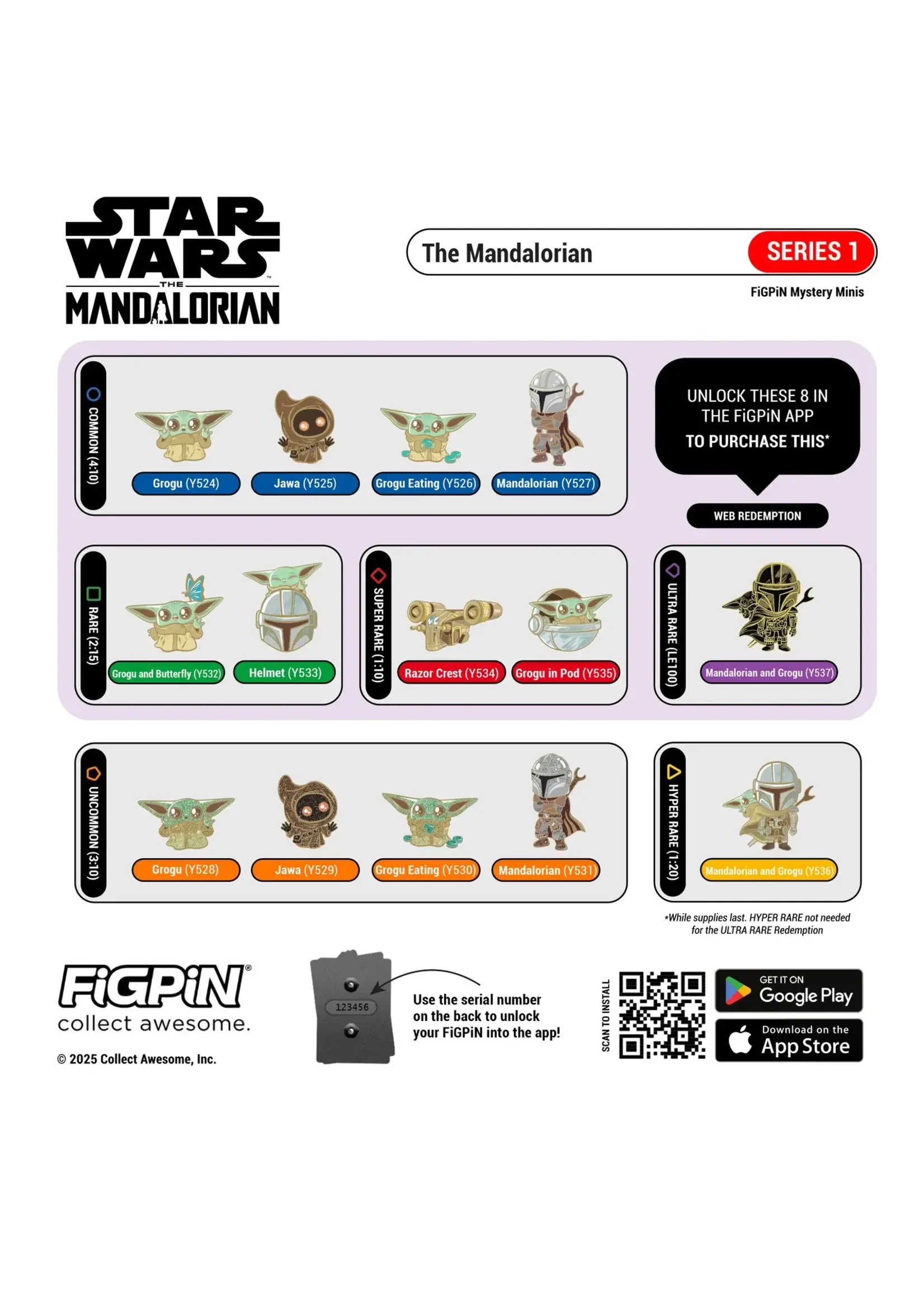 Figpin FIGPIN mini mystery - Star Wars The Mandalorian