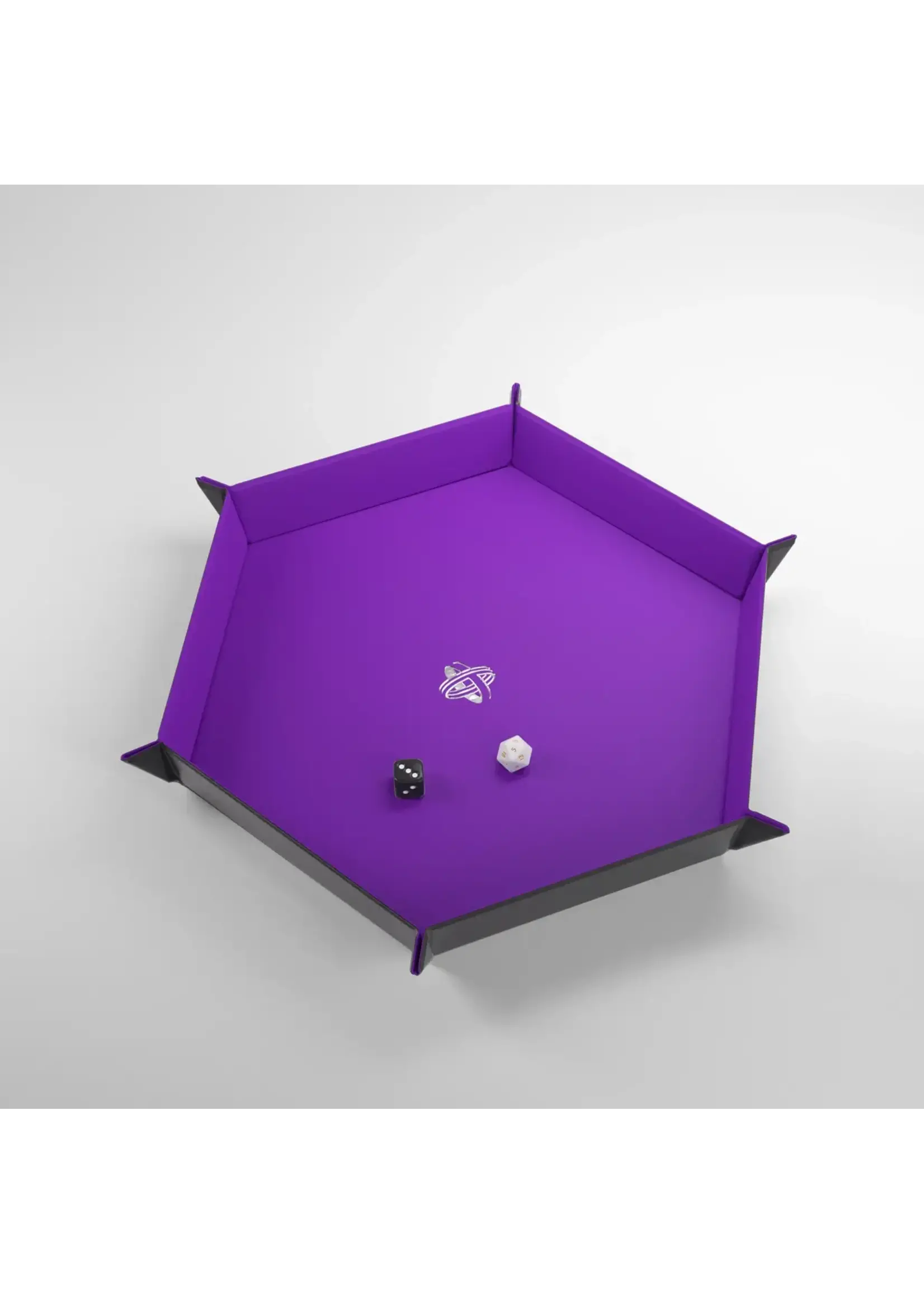 Gamegenic Magnetic Dice Tray - Hexagonal - Purple