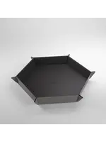 Gamegenic Copy of Magnetic Dice Tray - Hexagonal - Black/Purple