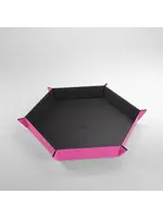 Gamegenic Copy of Magnetic Dice Tray - Hexagonal - Black/Green