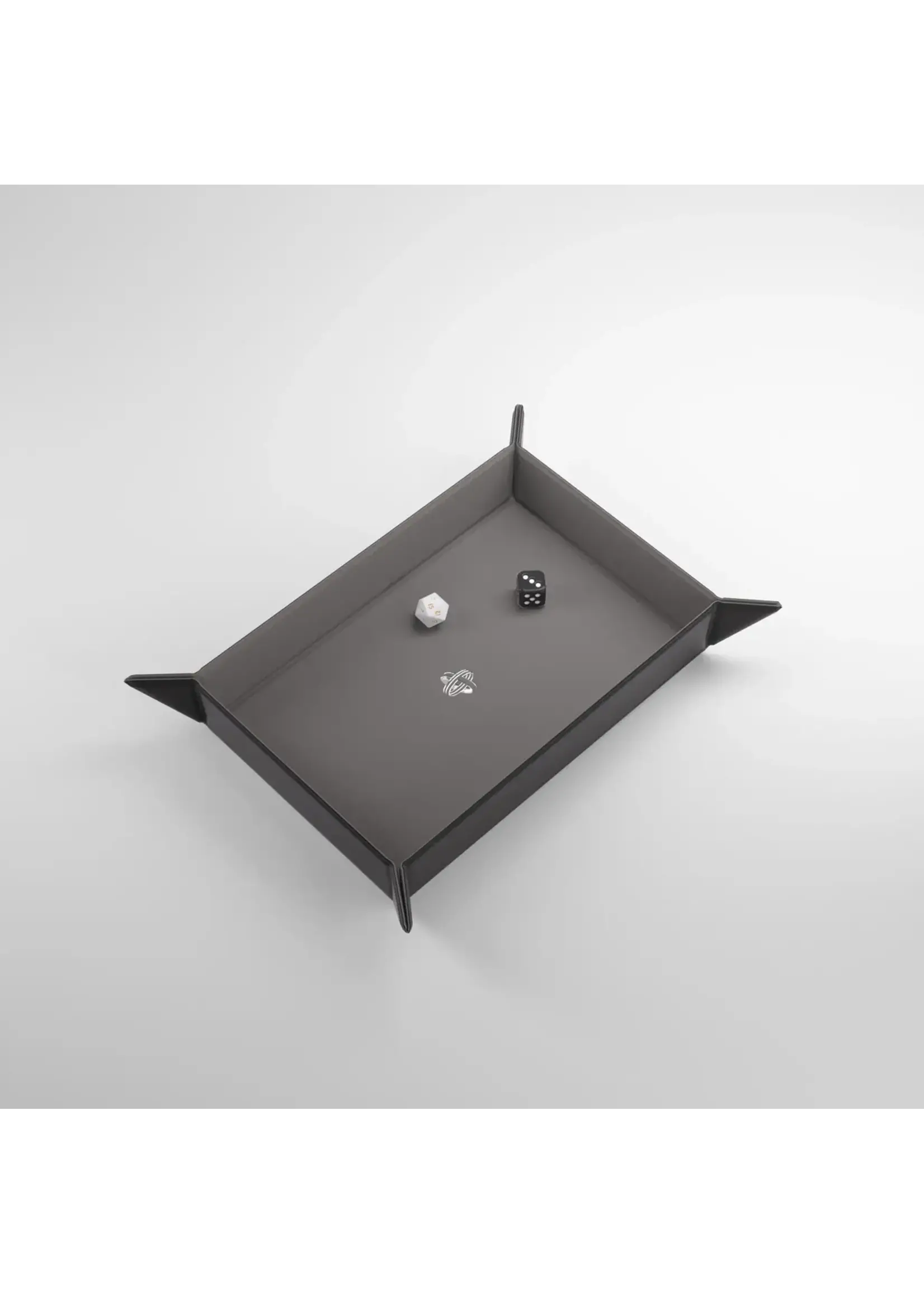 Gamegenic Magnetic Dice Tray - Rectangle - Black/Grey