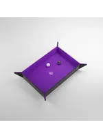 Gamegenic Magnetic Dice Tray - Rectangle - Black/Purple