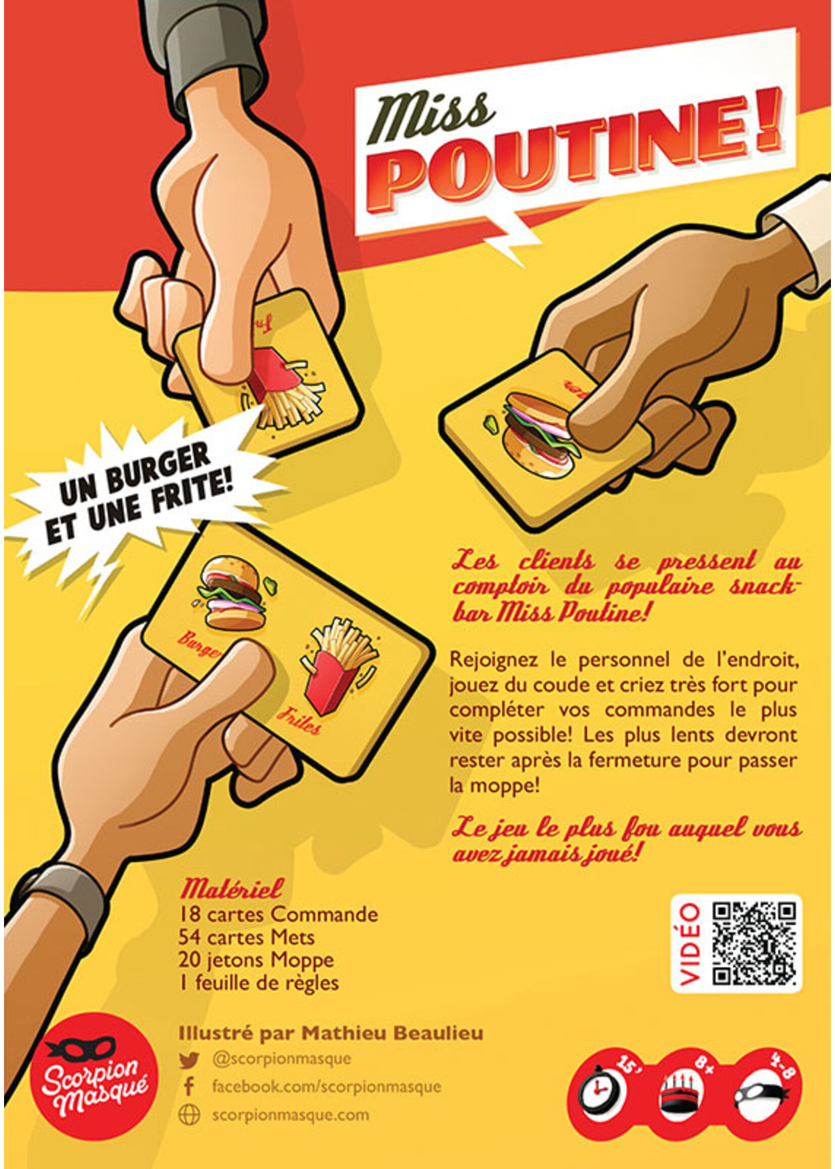 scorpion masqué Miss Poutine - FR