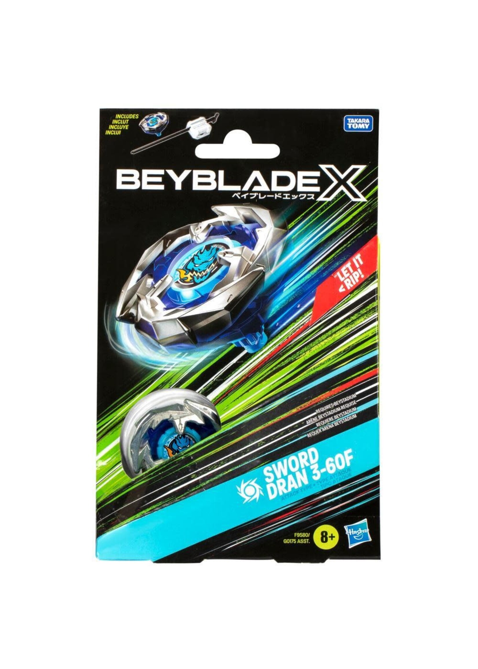 Beyblade X Beyblade X Sword Dran 3-60F Starter Pack Set
