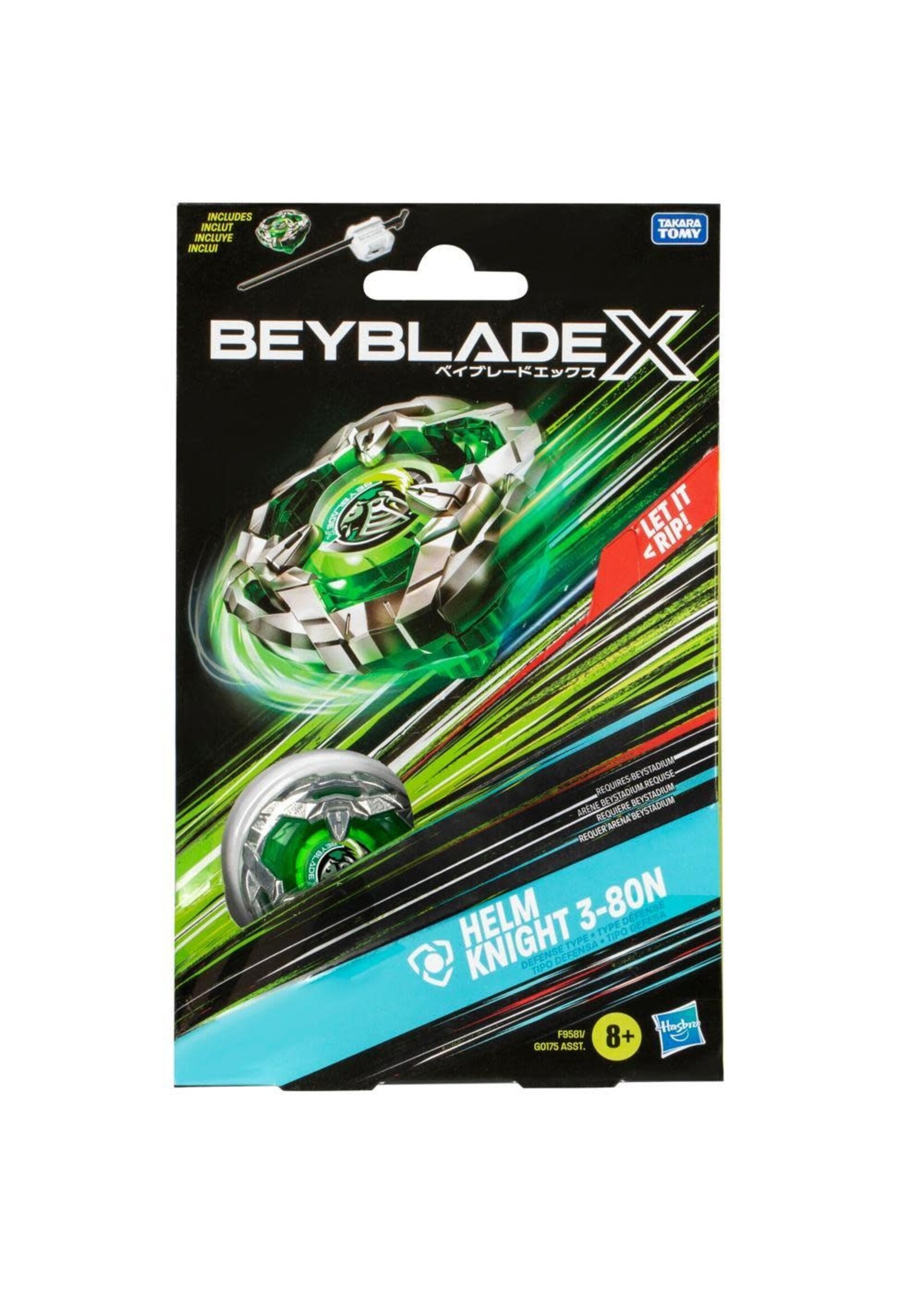 Beyblade X Beyblade X Helm Knight 3-80N Starter Pack Set