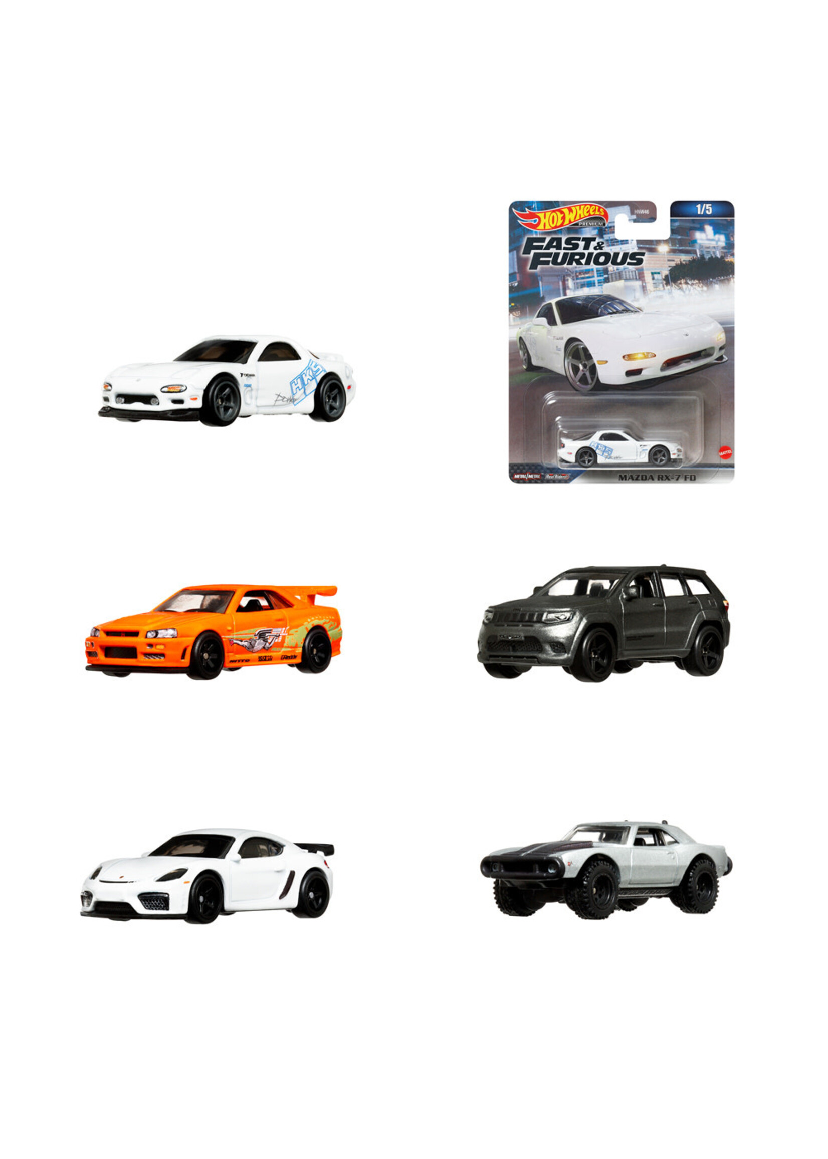 Hot Wheels Hot Wheels Premium - Véhicule Rapides et Dangereux, assortiment