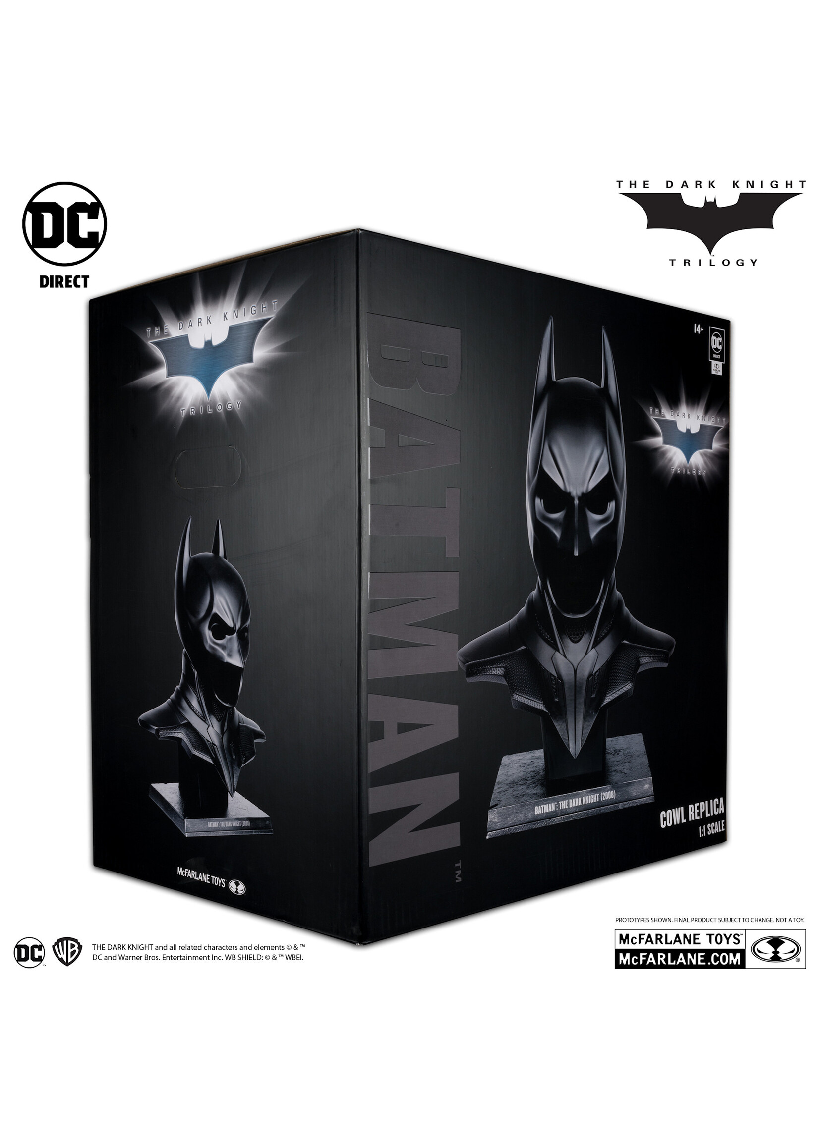 McFarlane toys Batman: The Dark Knight (2008) Cowl Replica 1:1 Scale