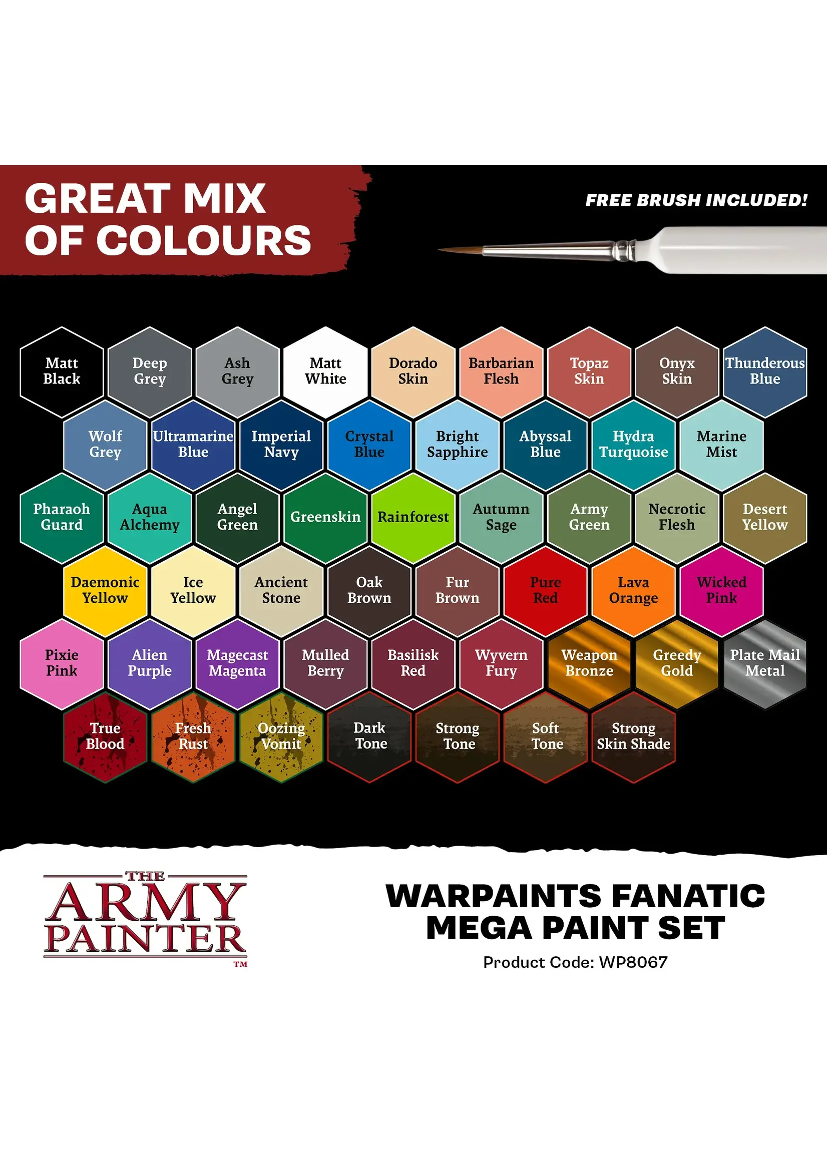 The Army Painter Army Painter: Warpaints Fanatic: Mega Paint Set (EN)