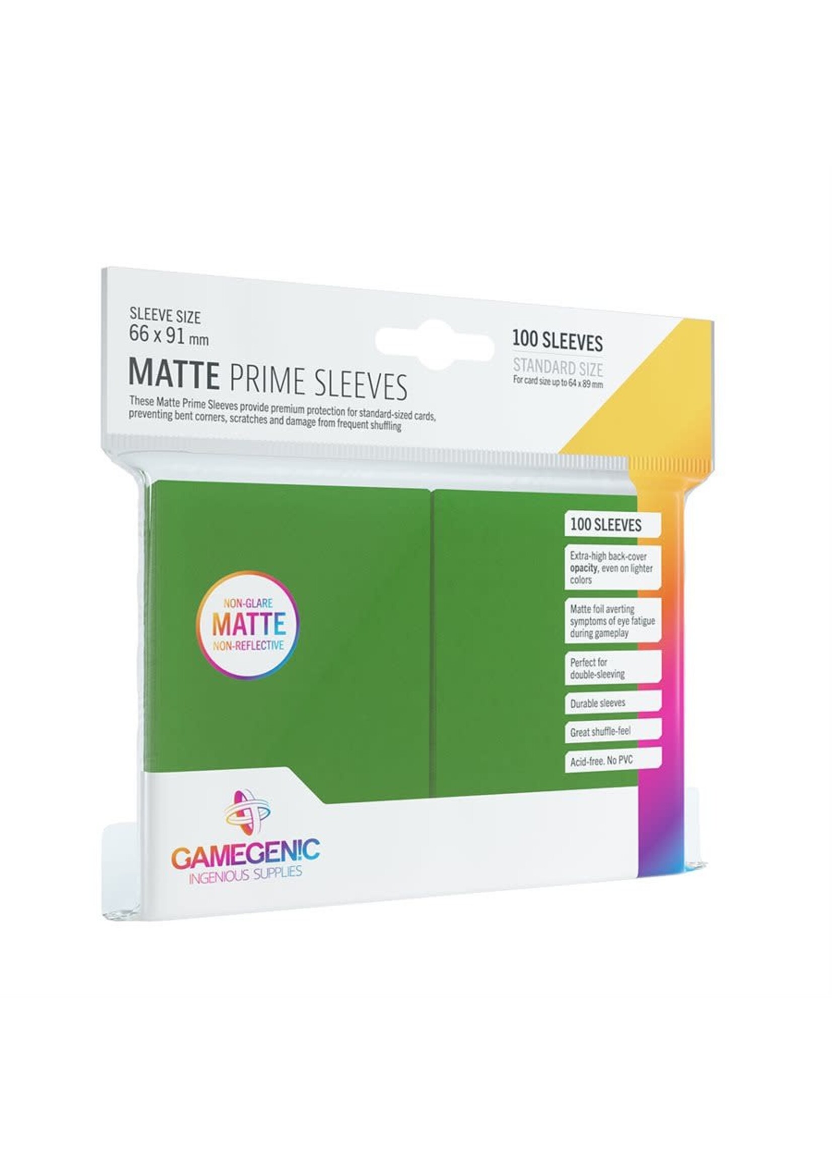 Gamegenic Copy of Gamegenic: Matte Prime Sleeves: Blue (100) (ML)