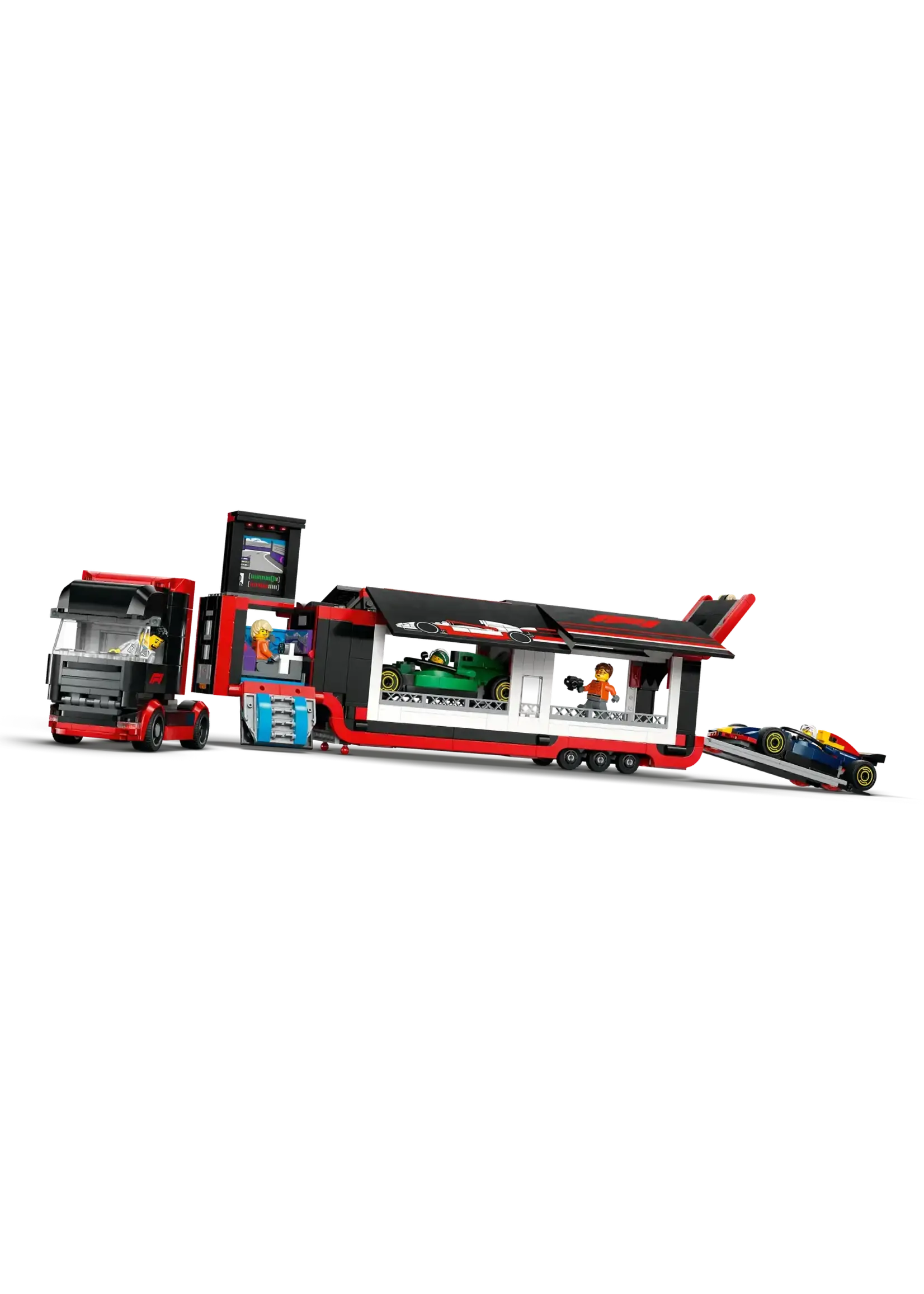 LEGO F1® Truck with RB20 & AMR24 F1® Cars - 60445