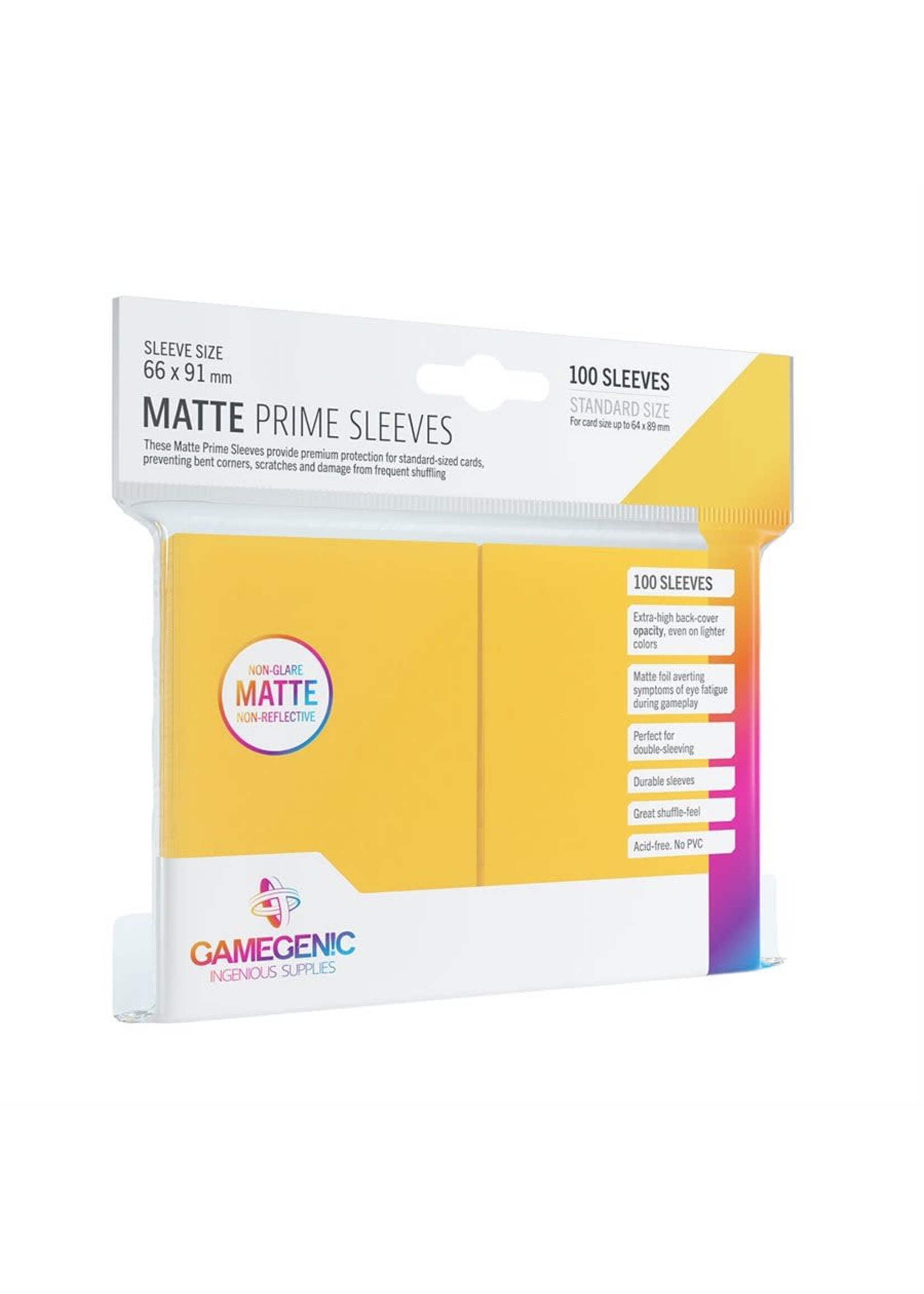 Gamegenic Copy of Gamegenic: Matte Prime Sleeves: Red (100) (ML)