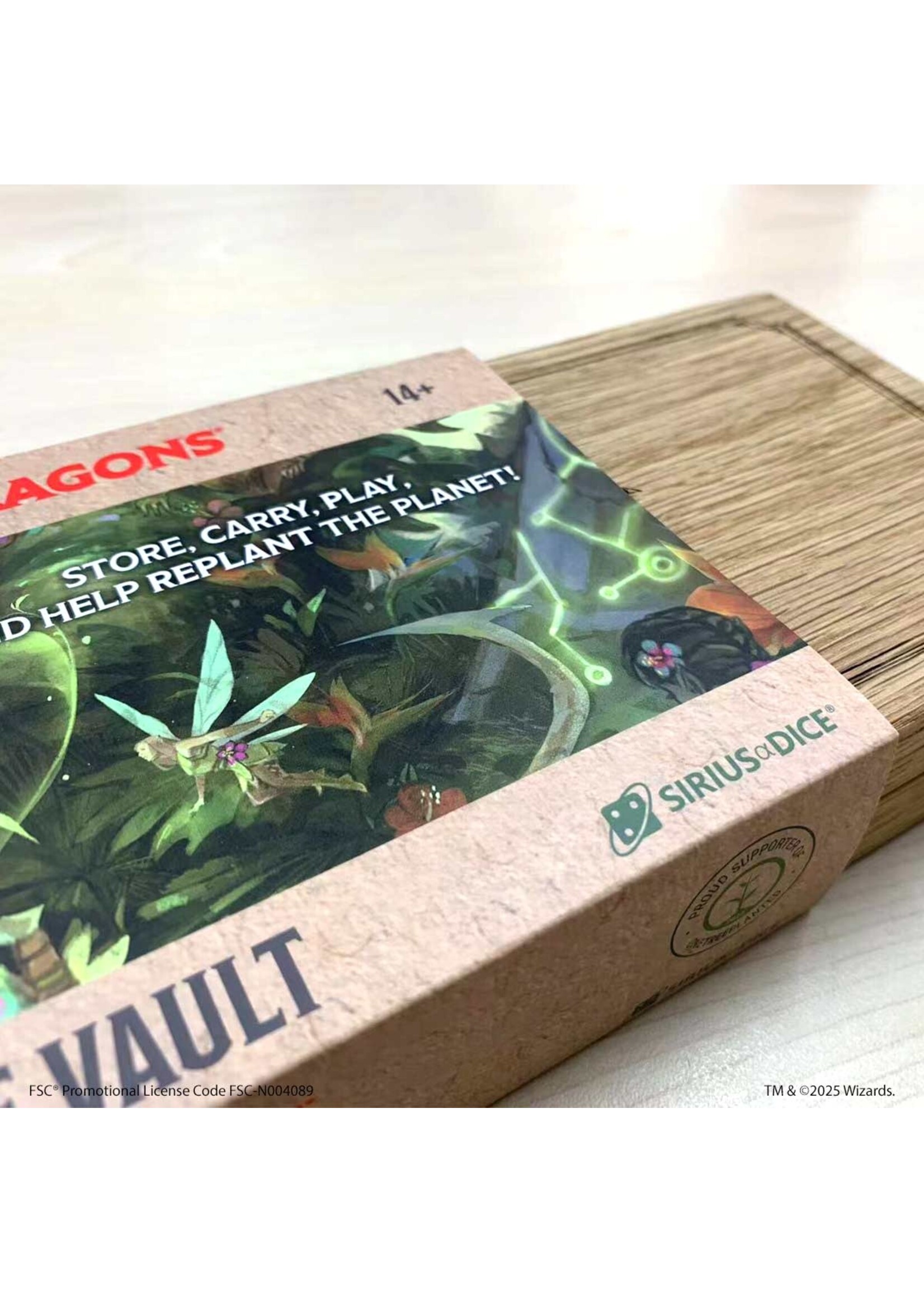 Sirius Dice Dungeons & Dragons Wood Dice Vault | Sirius Dice